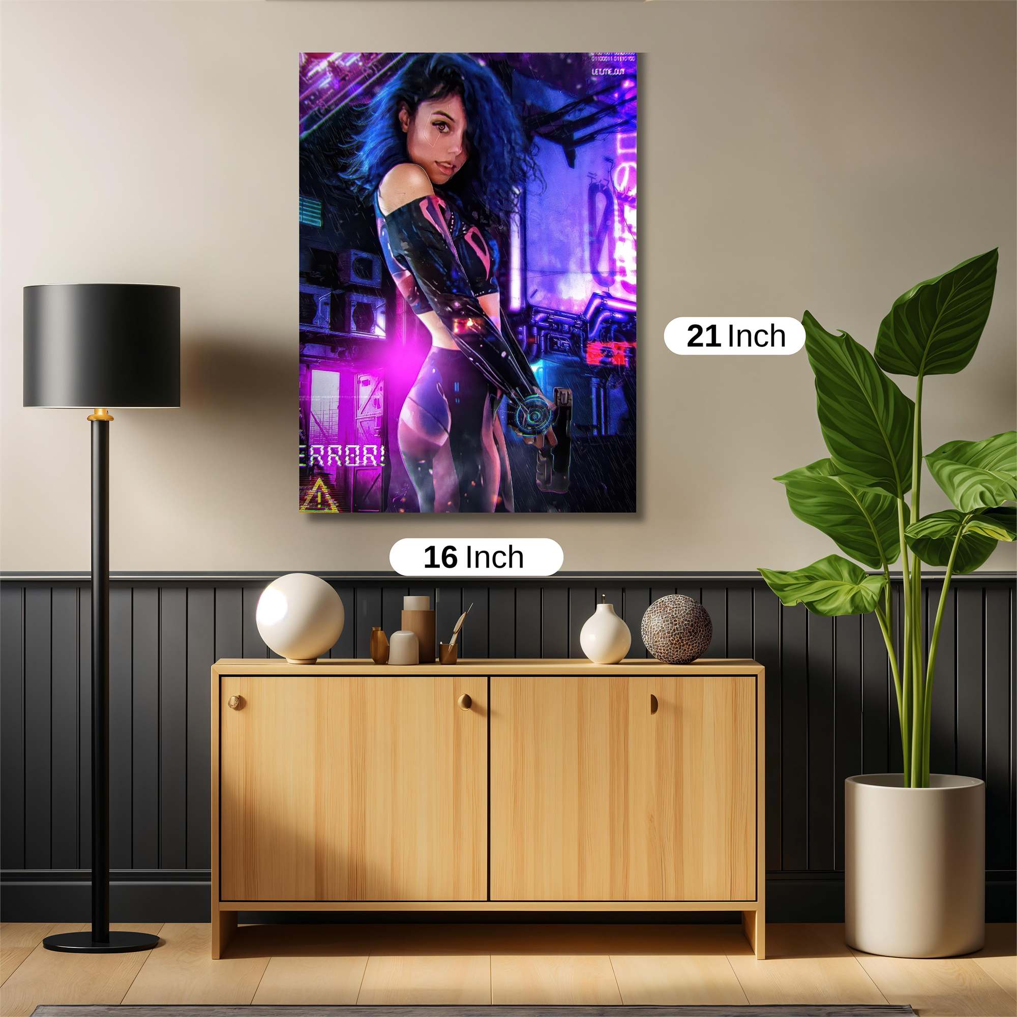 Cyberpunk Enigma Safe Wall Magnetic / M