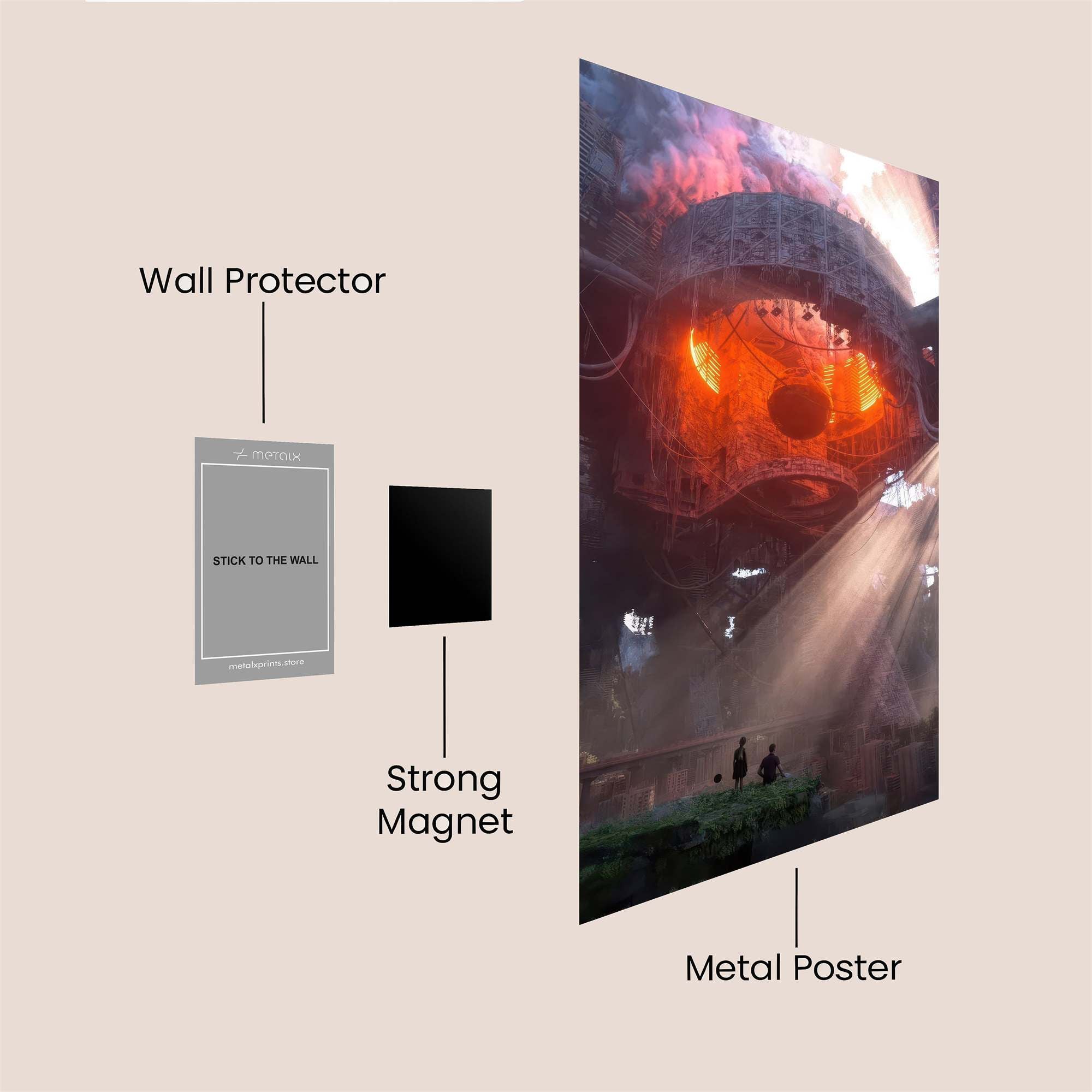 EVA Blaze Safe Wall Magnetic / M