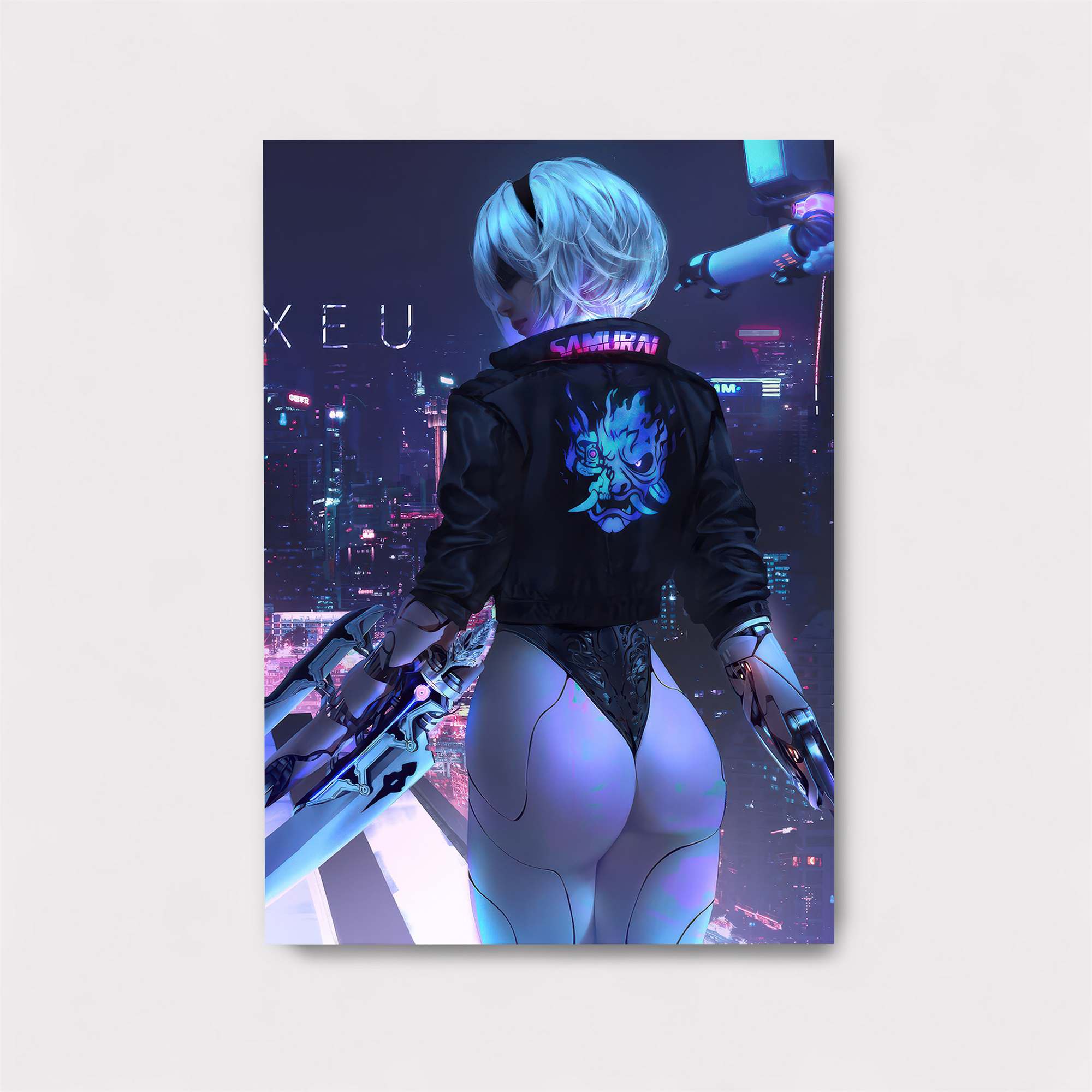 Neon Dreamscape Safe Wall Magnetic / M