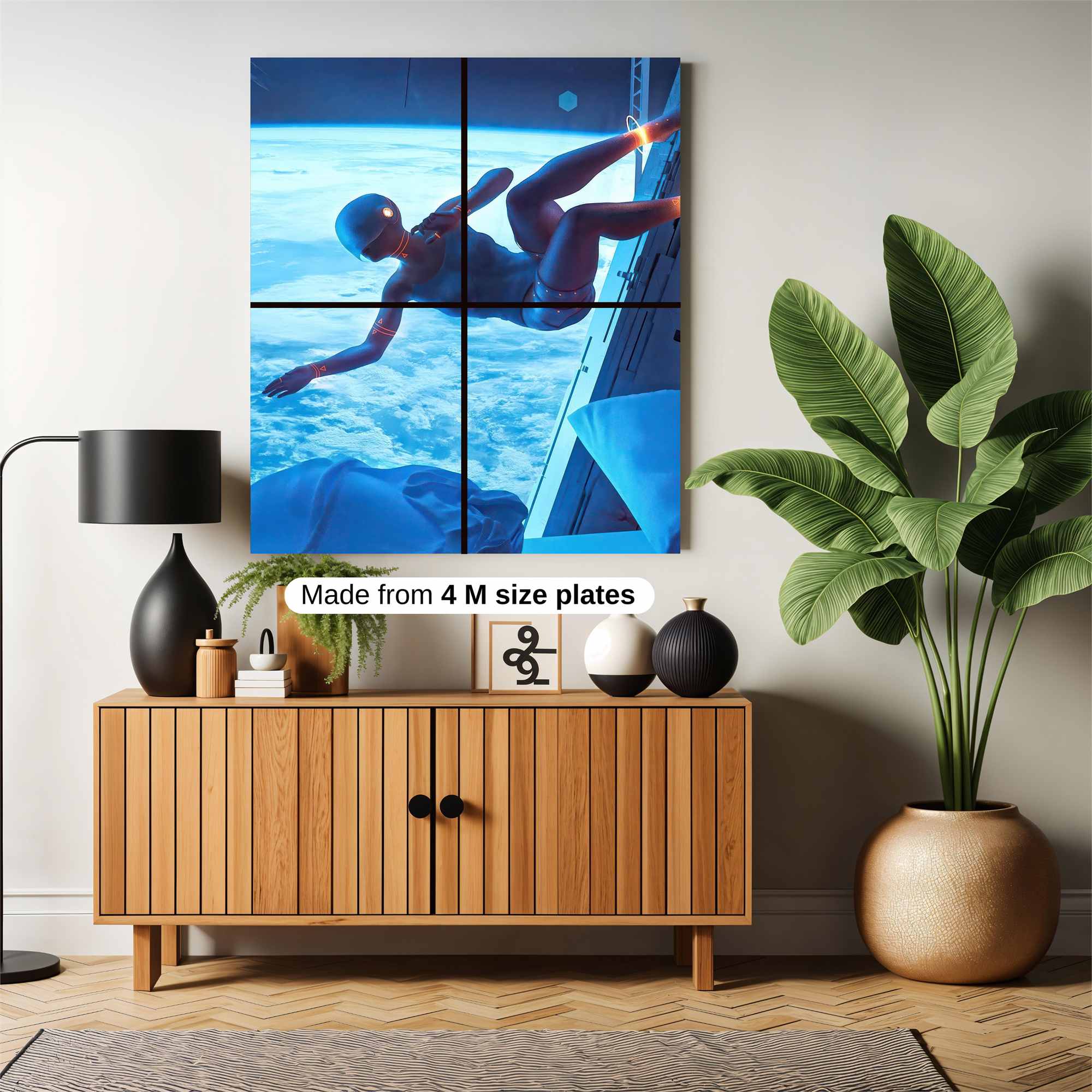 Astronaut Adrift Safe Wall Magnetic / M