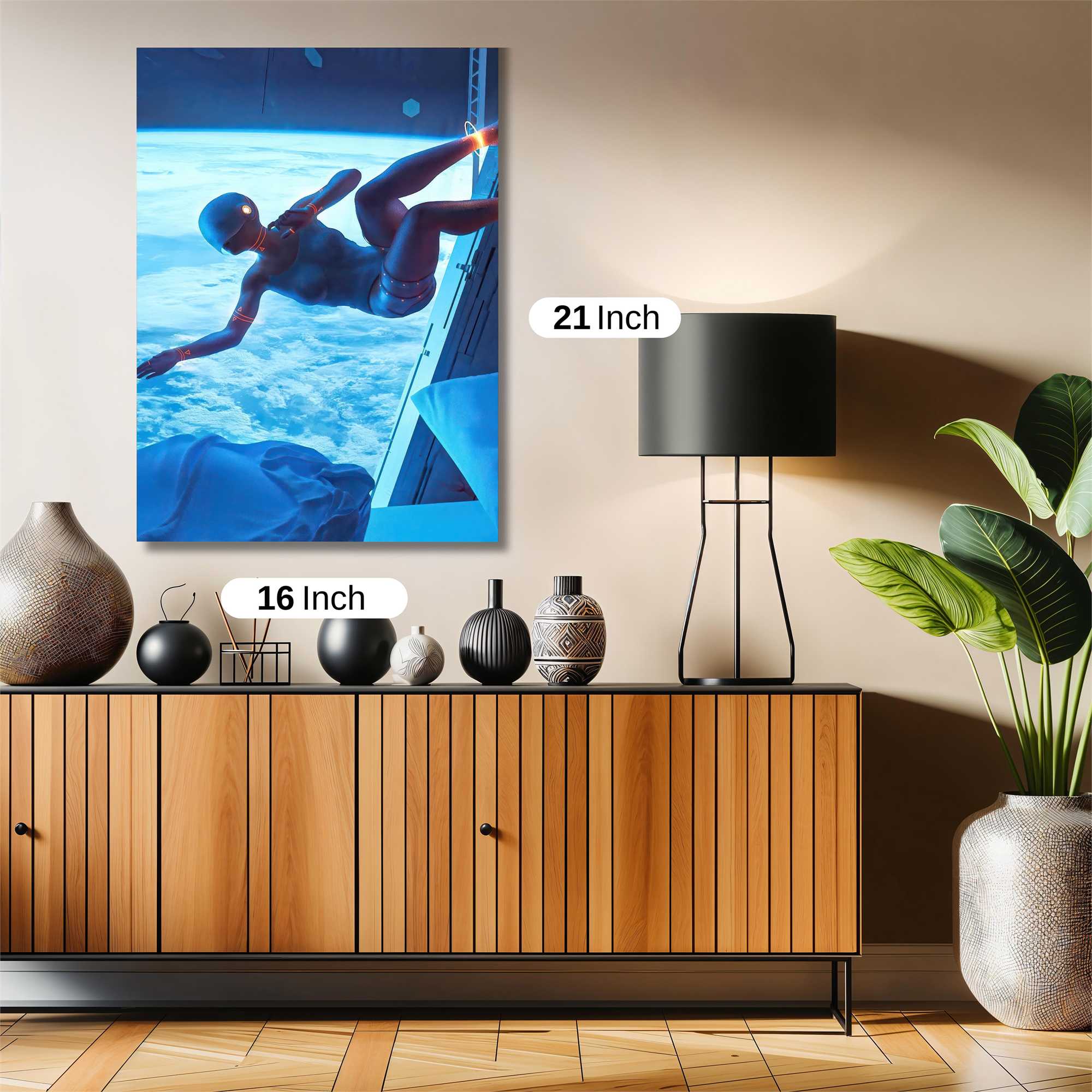 Astronaut Adrift Safe Wall Magnetic / M