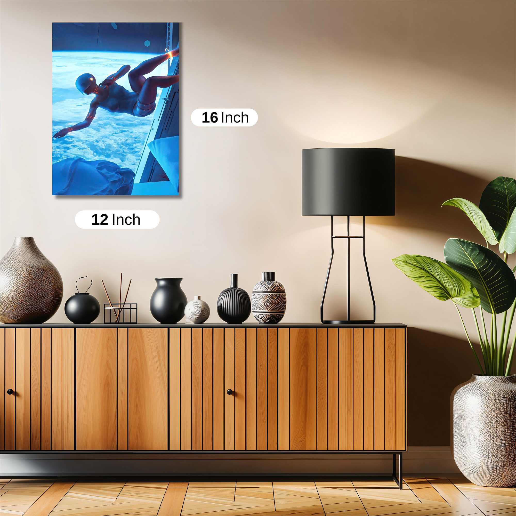 Astronaut Adrift Safe Wall Magnetic / M