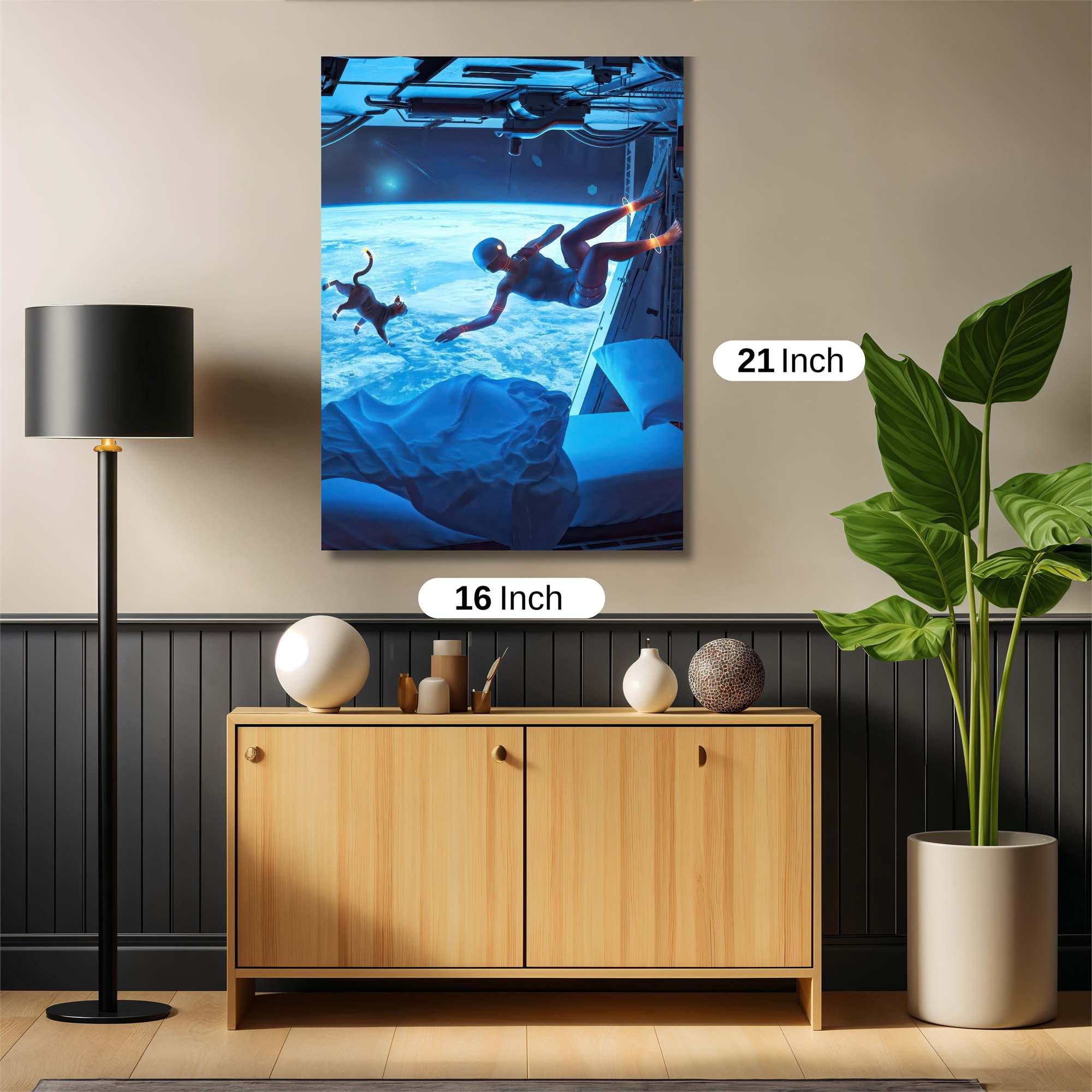 Astronaut Dream Safe Wall Magnetic / M