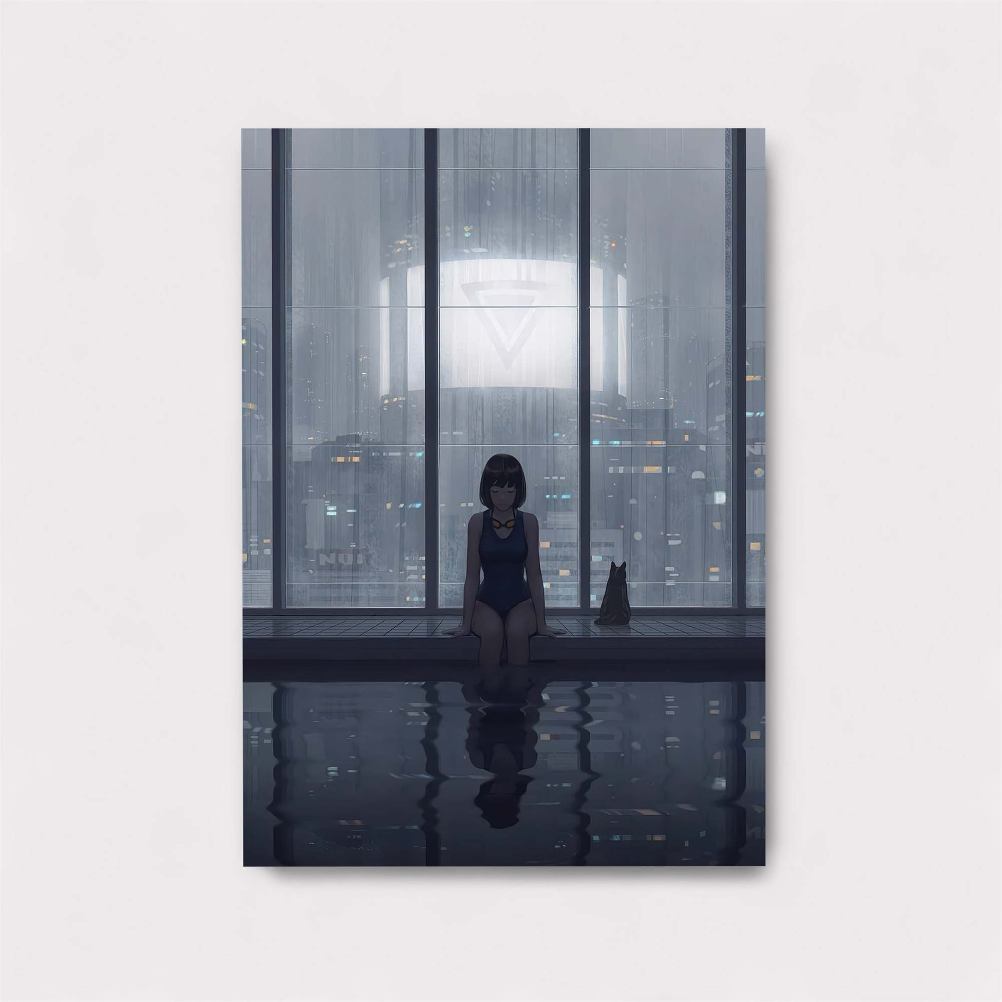 Rainy Reflection Safe Wall Magnetic / M