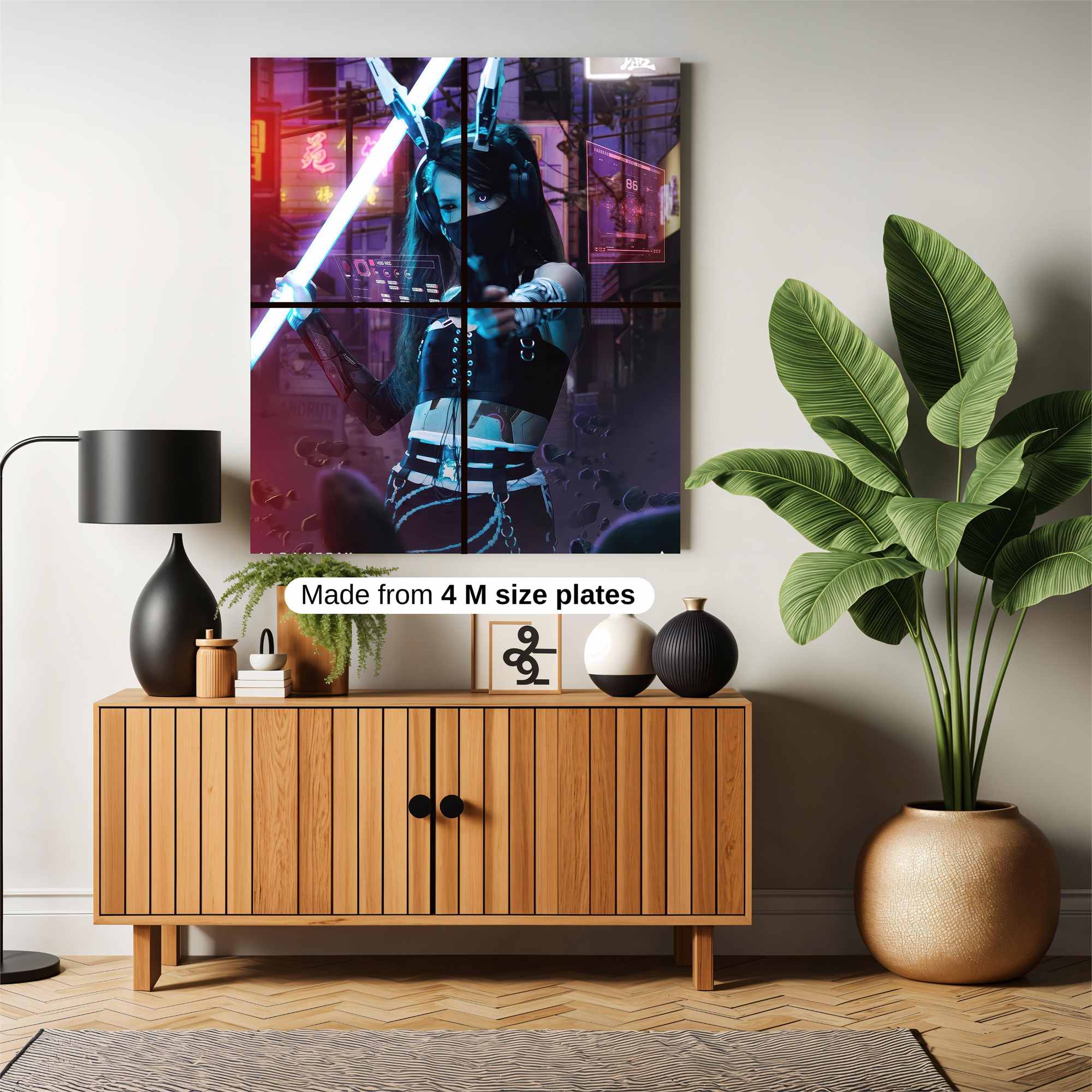 Futuristic Arrival Safe Wall Magnetic / M
