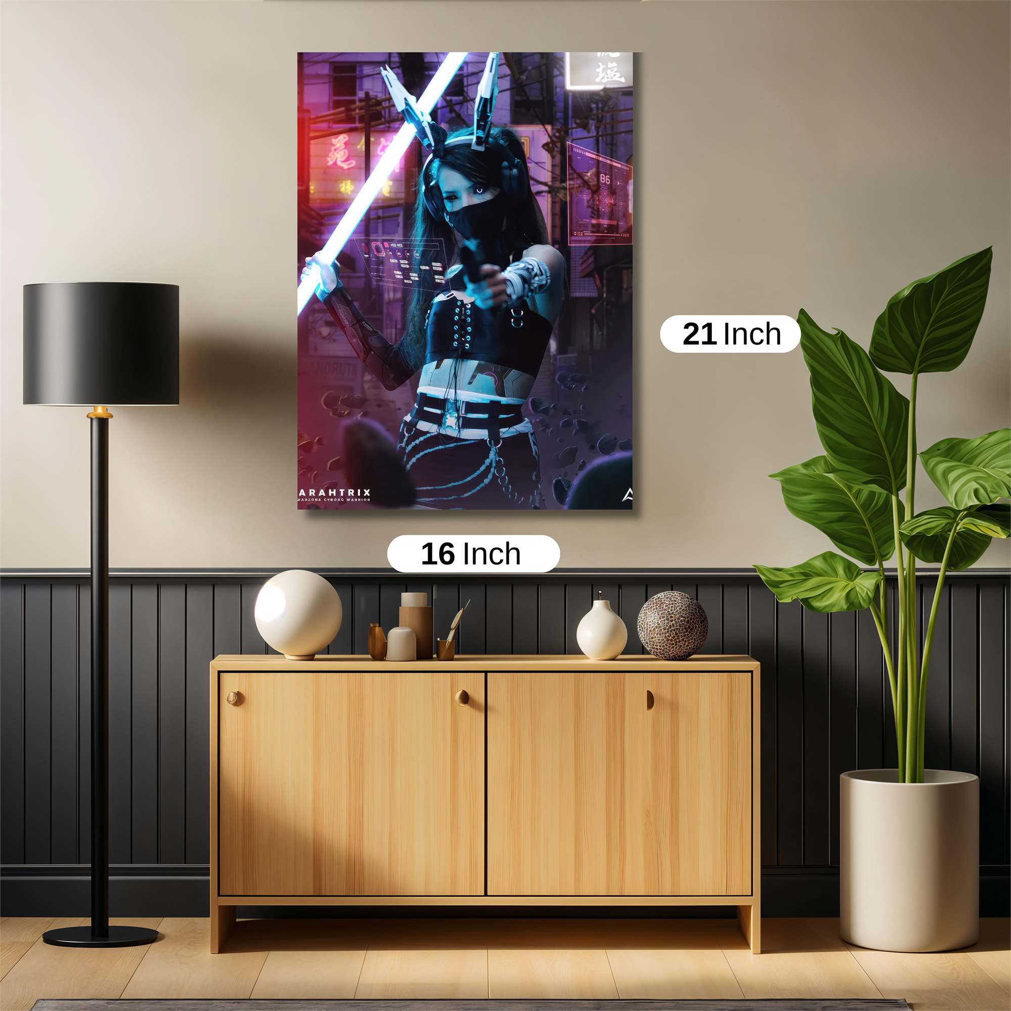 Futuristic Arrival Safe Wall Magnetic / M