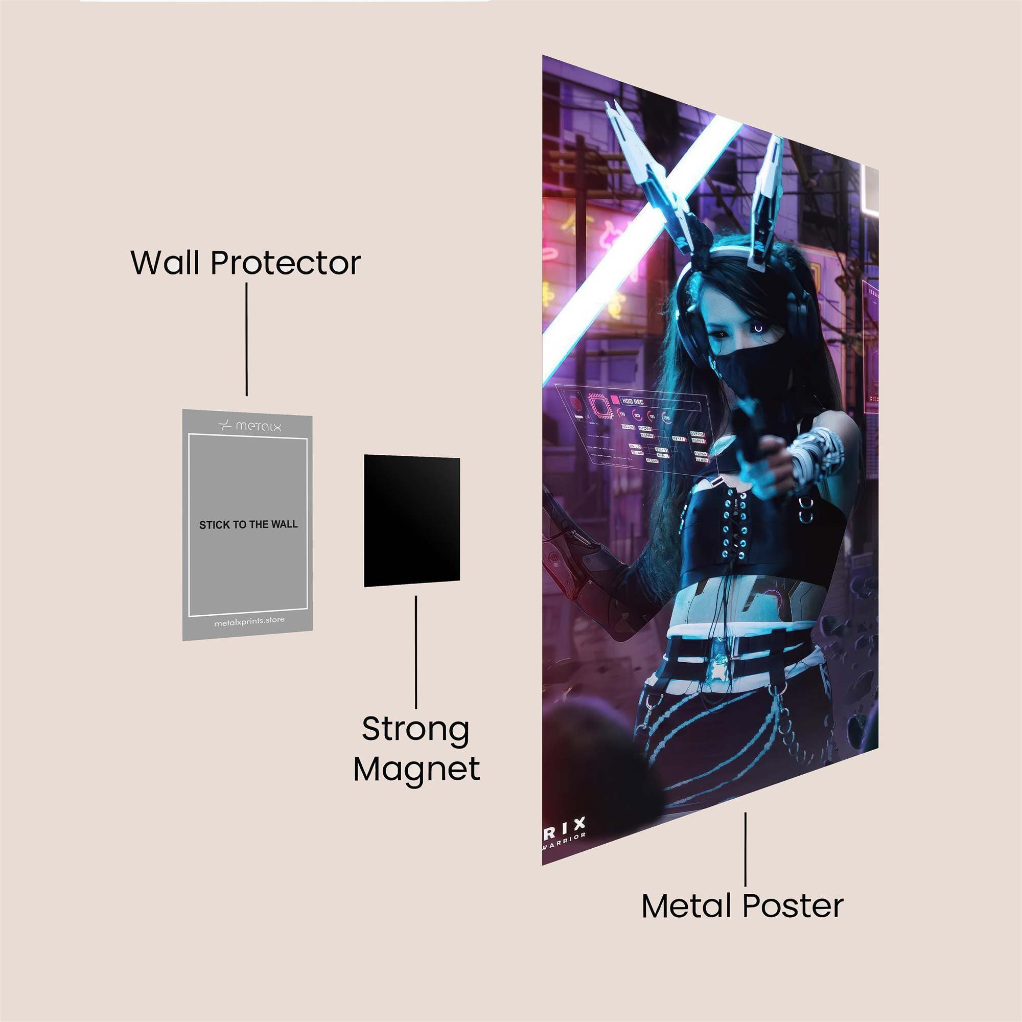 Futuristic Arrival Safe Wall Magnetic / M