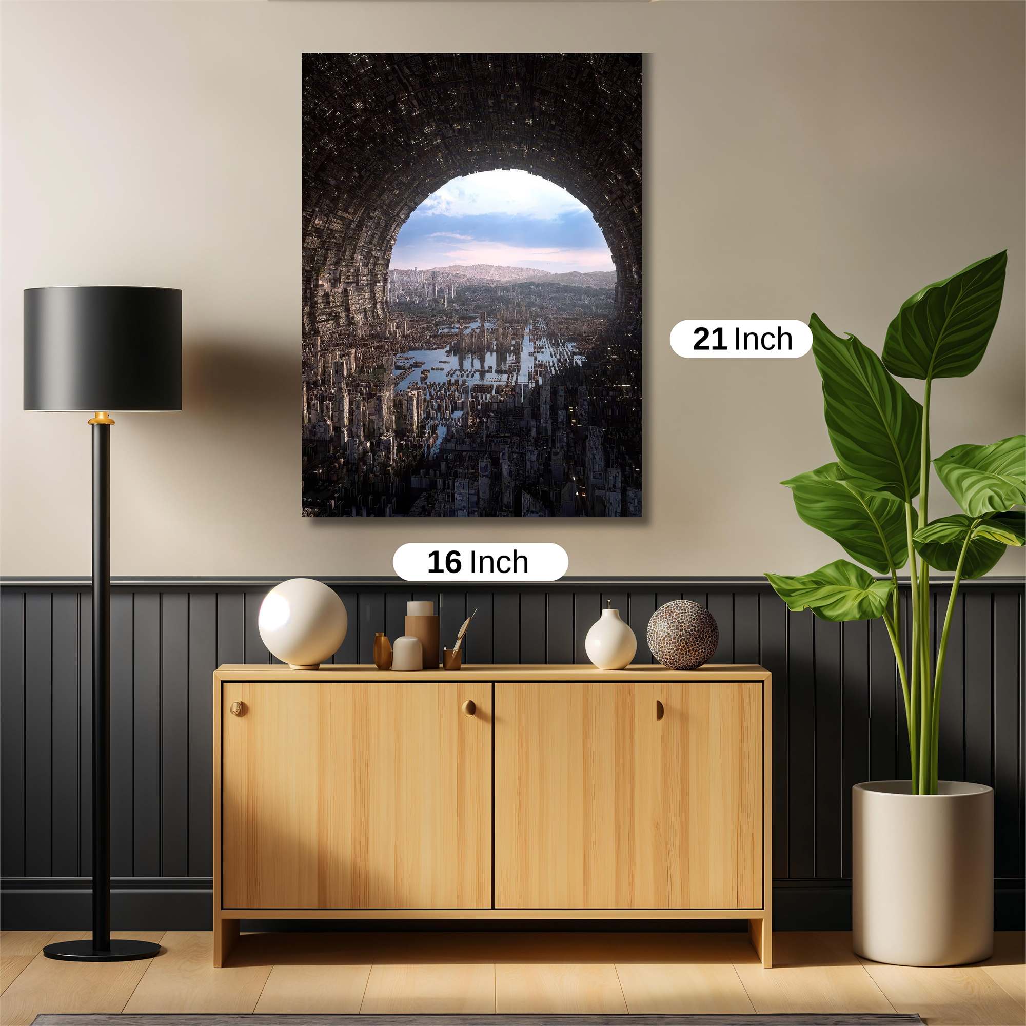 City Twilight Safe Wall Magnetic / M