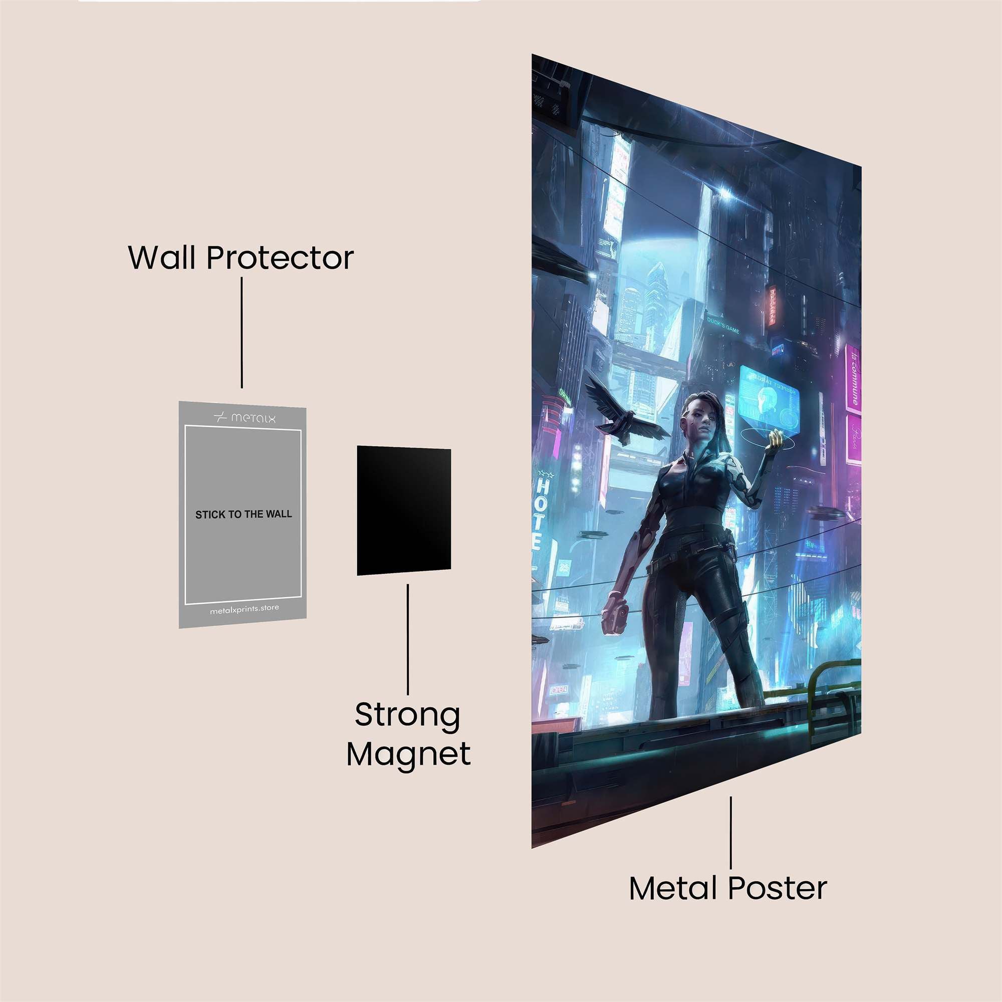 Cyberpunk Serenity Safe Wall Magnetic / M