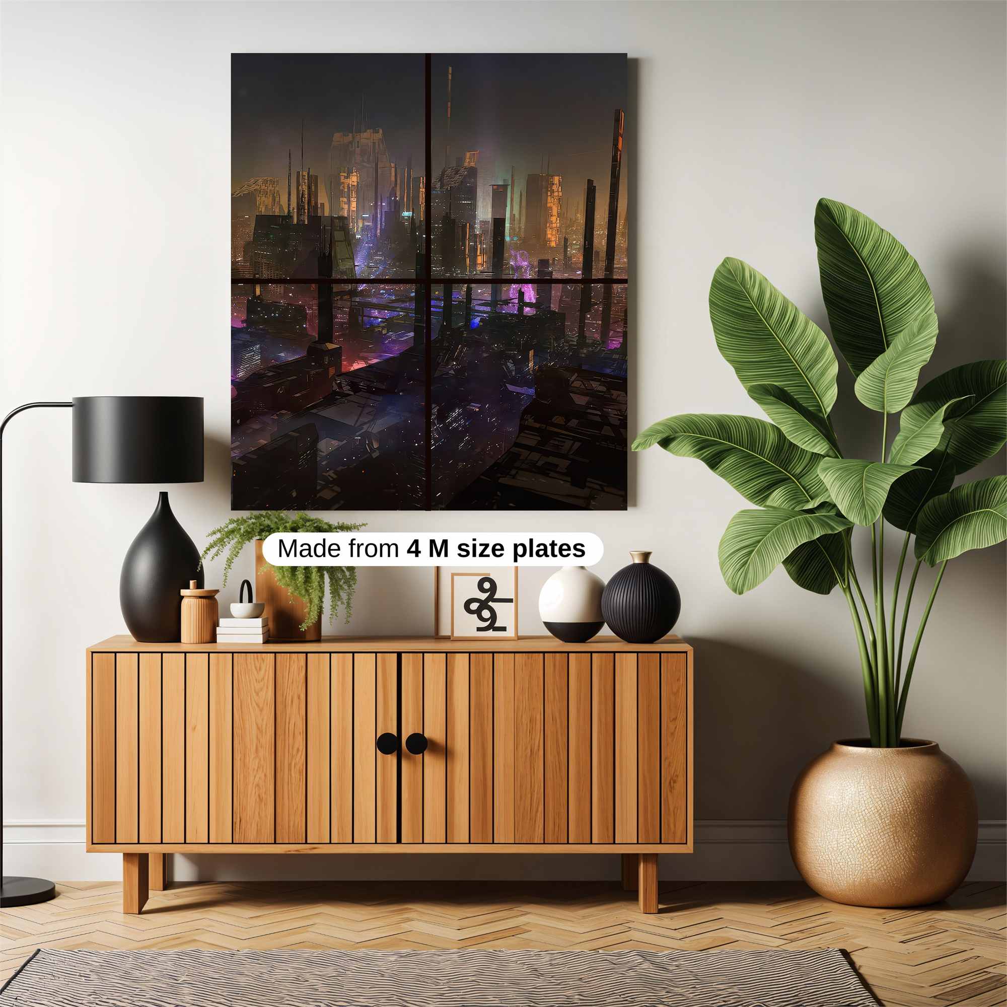 Neon Dystopia Safe Wall Magnetic / M