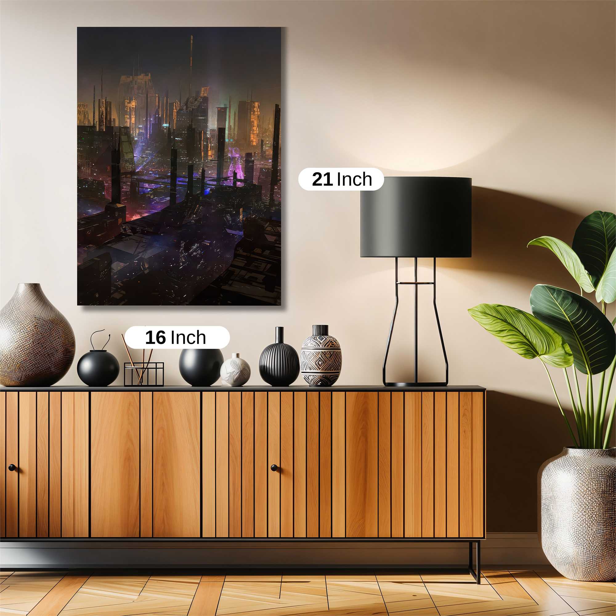 Neon Dystopia Safe Wall Magnetic / M