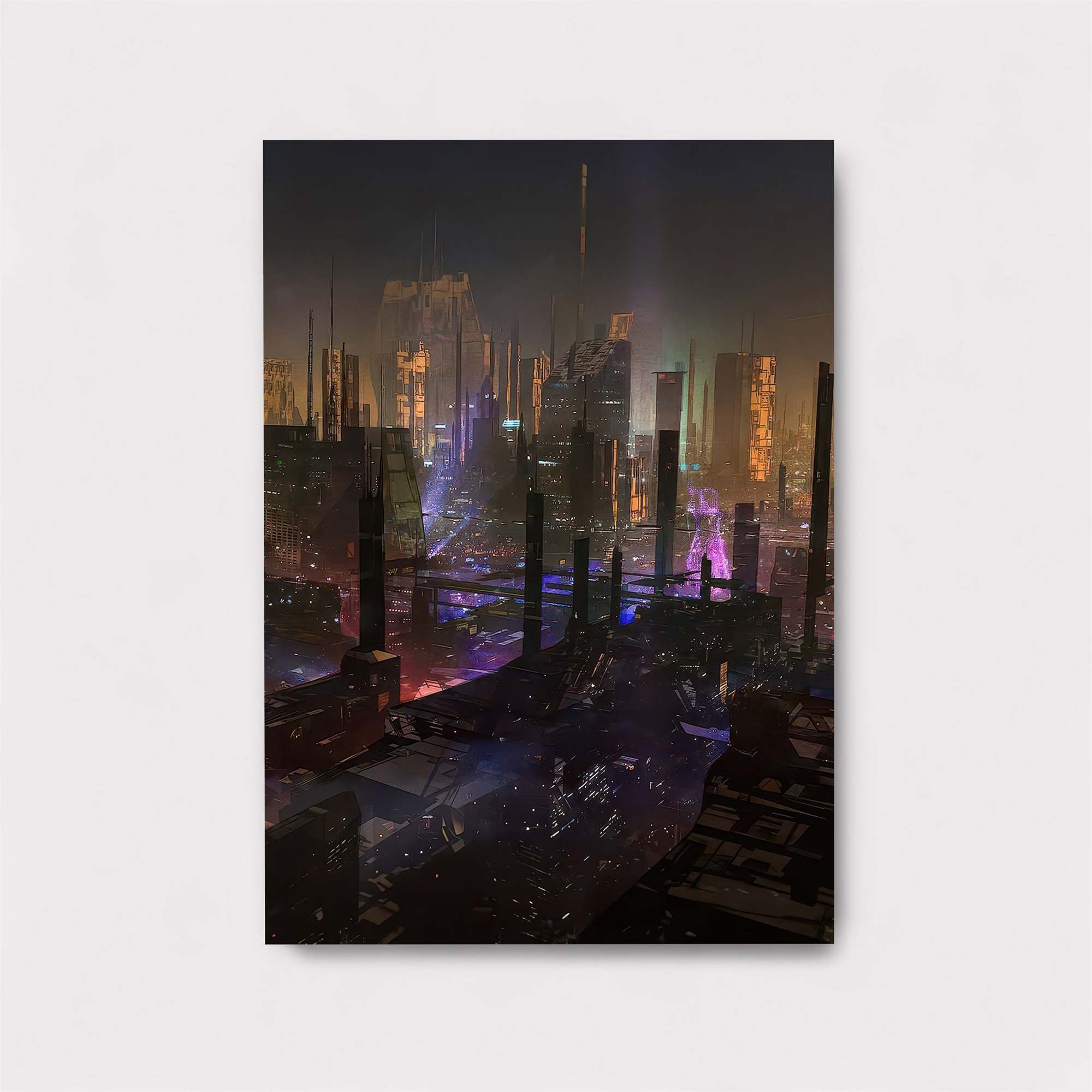 Neon Dystopia Safe Wall Magnetic / M