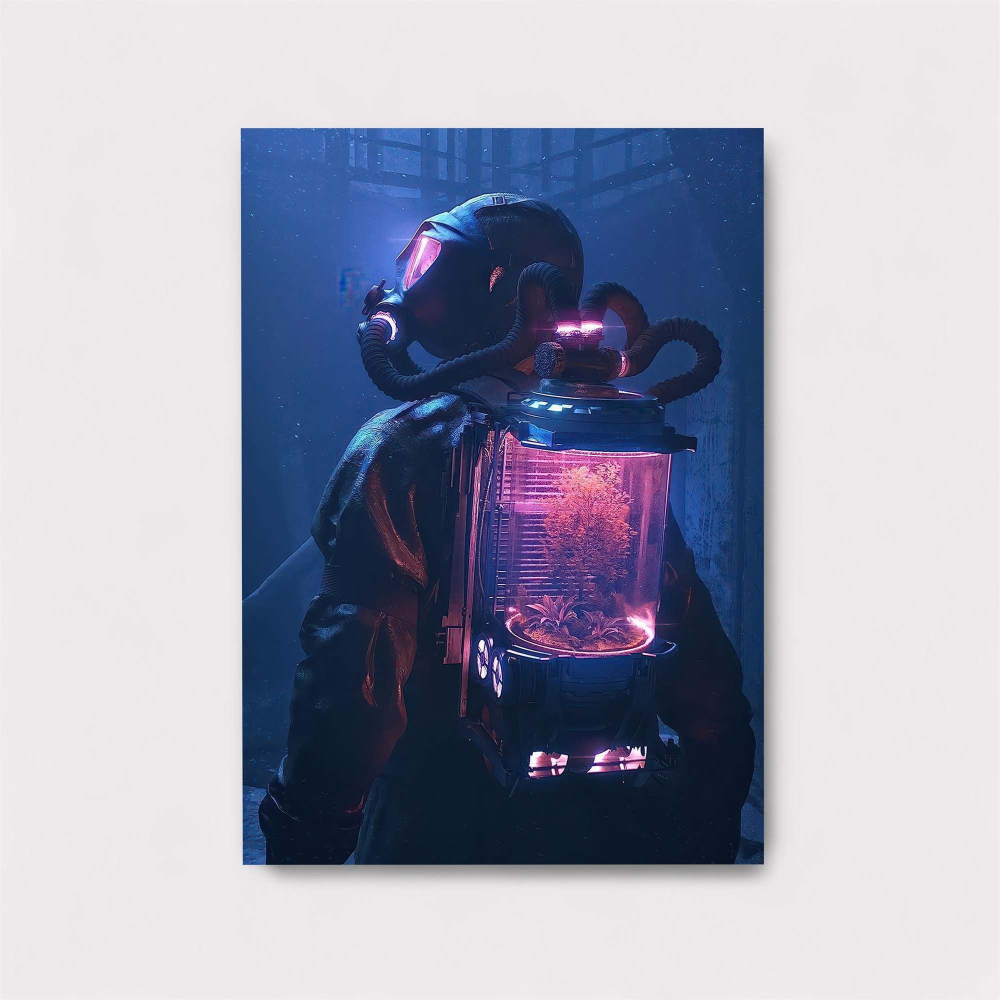 Neon Solitude Safe Wall Magnetic / M