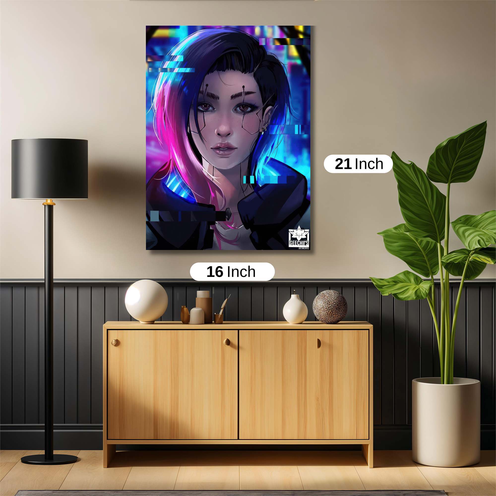 Cyber Enigma Safe Wall Magnetic / M