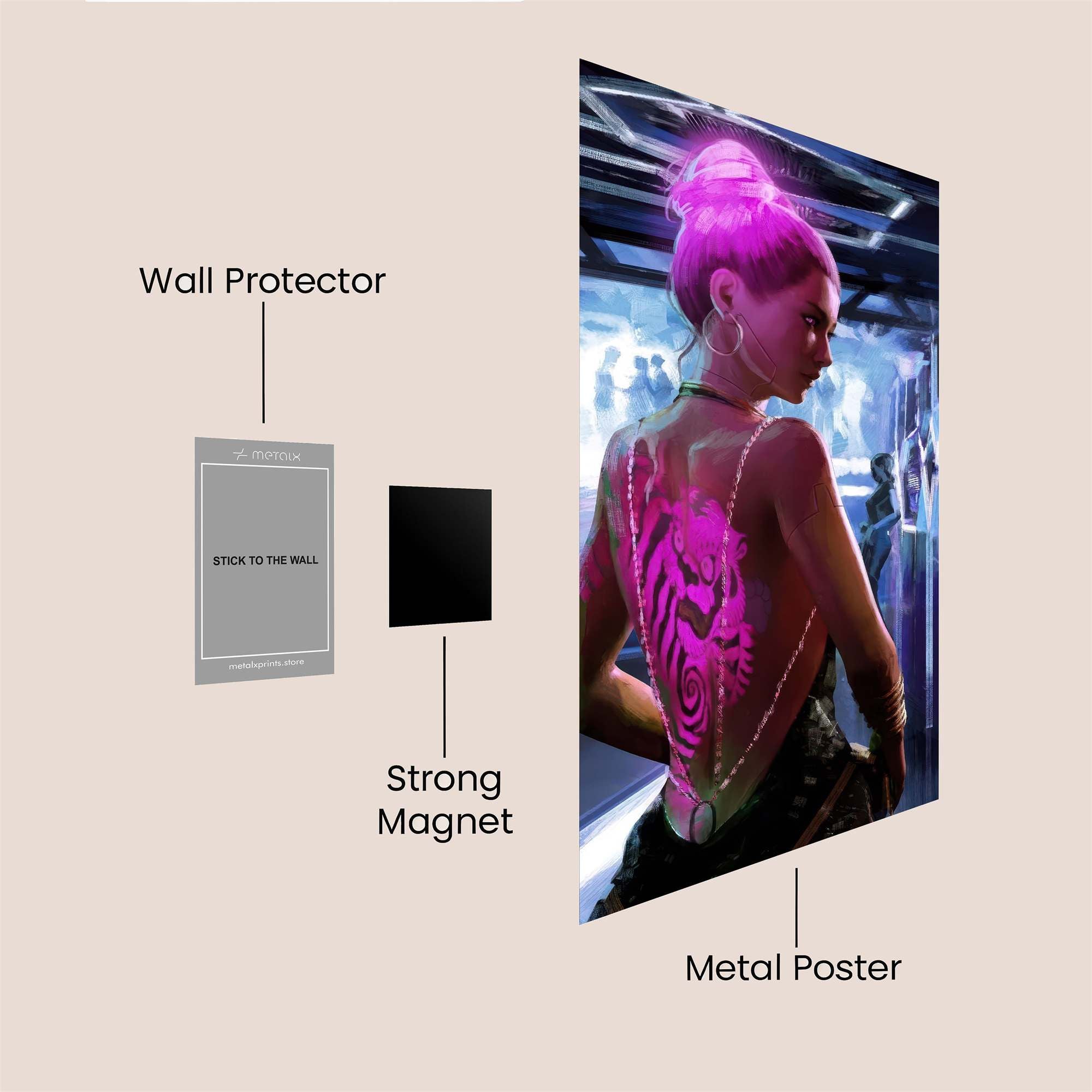 Neon Dream Safe Wall Magnetic / M