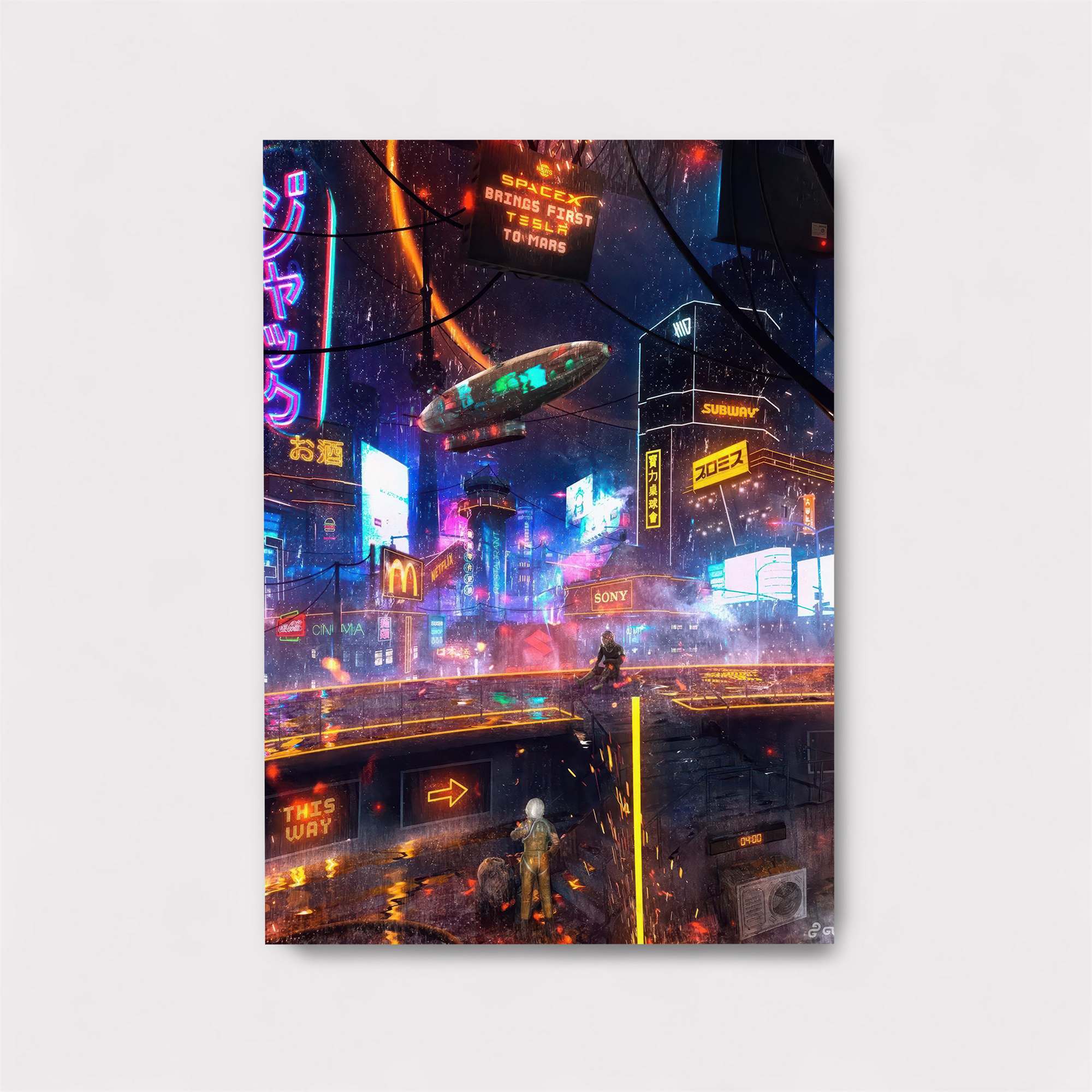 Neon Vanguard Safe Wall Magnetic / M