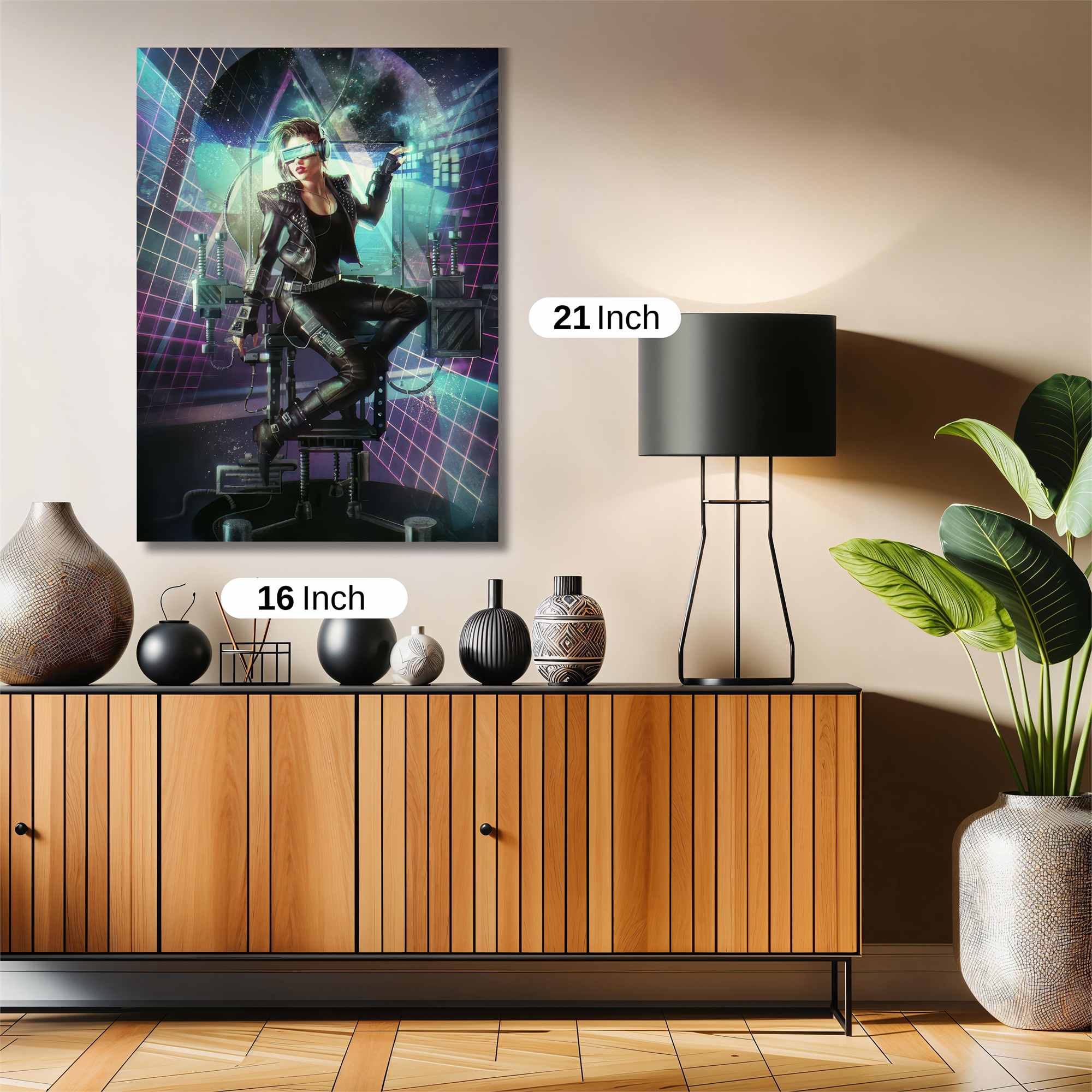 Cyberpunk Visionary Safe Wall Magnetic / M