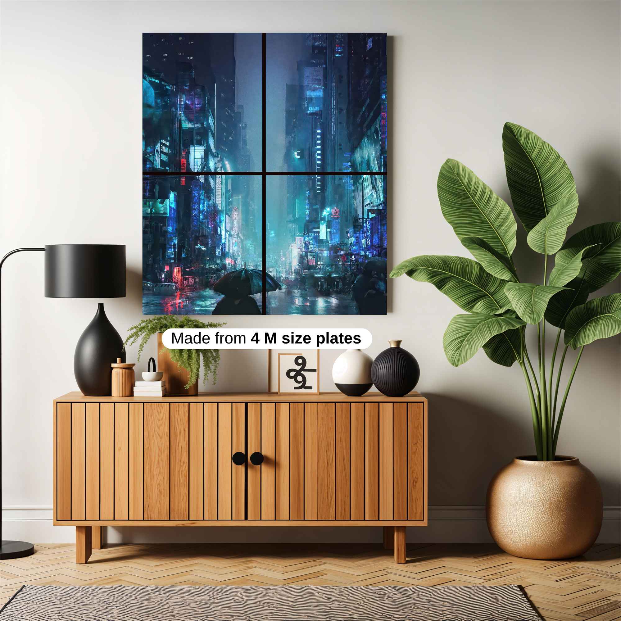 Neon Tranquility Safe Wall Magnetic / M