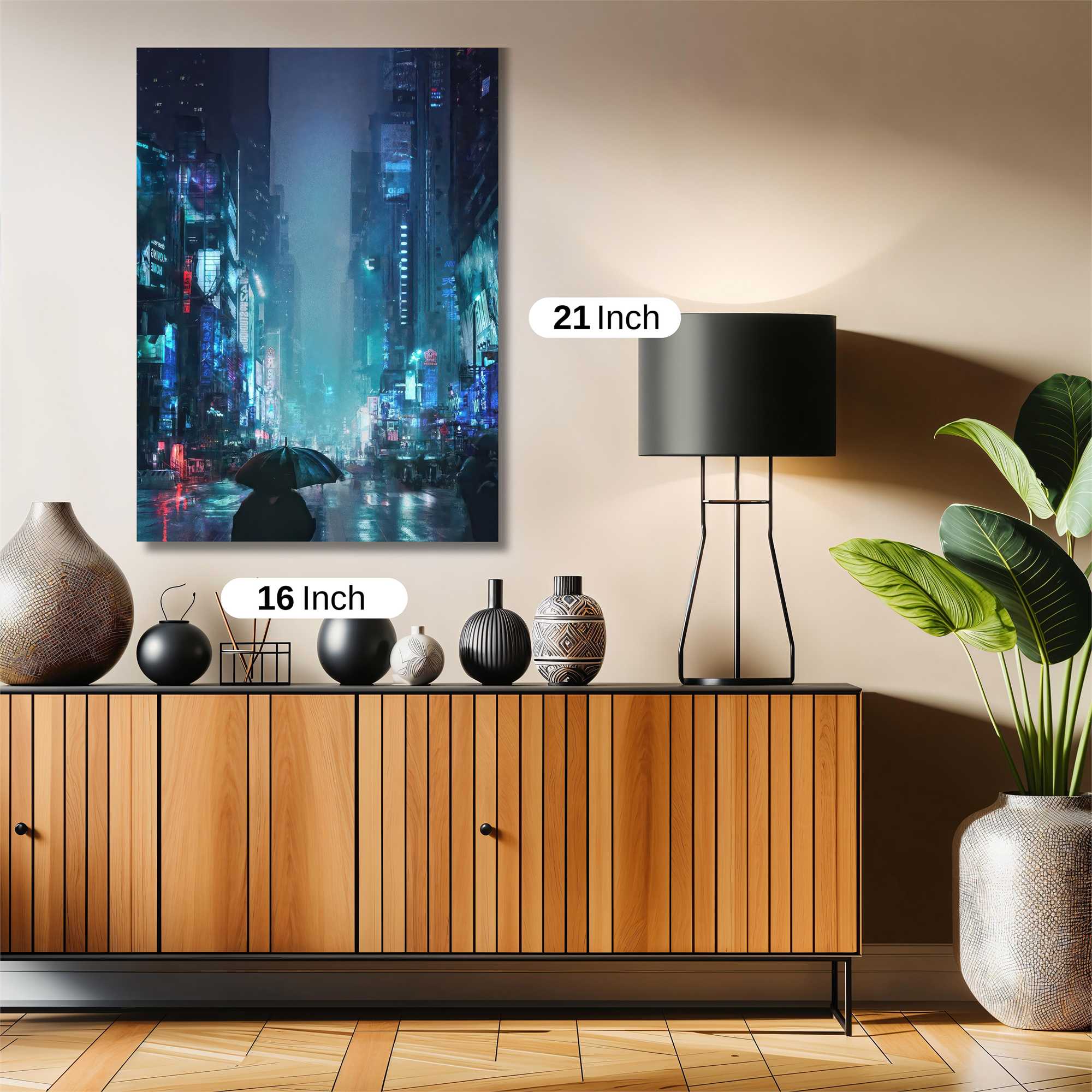 Neon Tranquility Safe Wall Magnetic / M