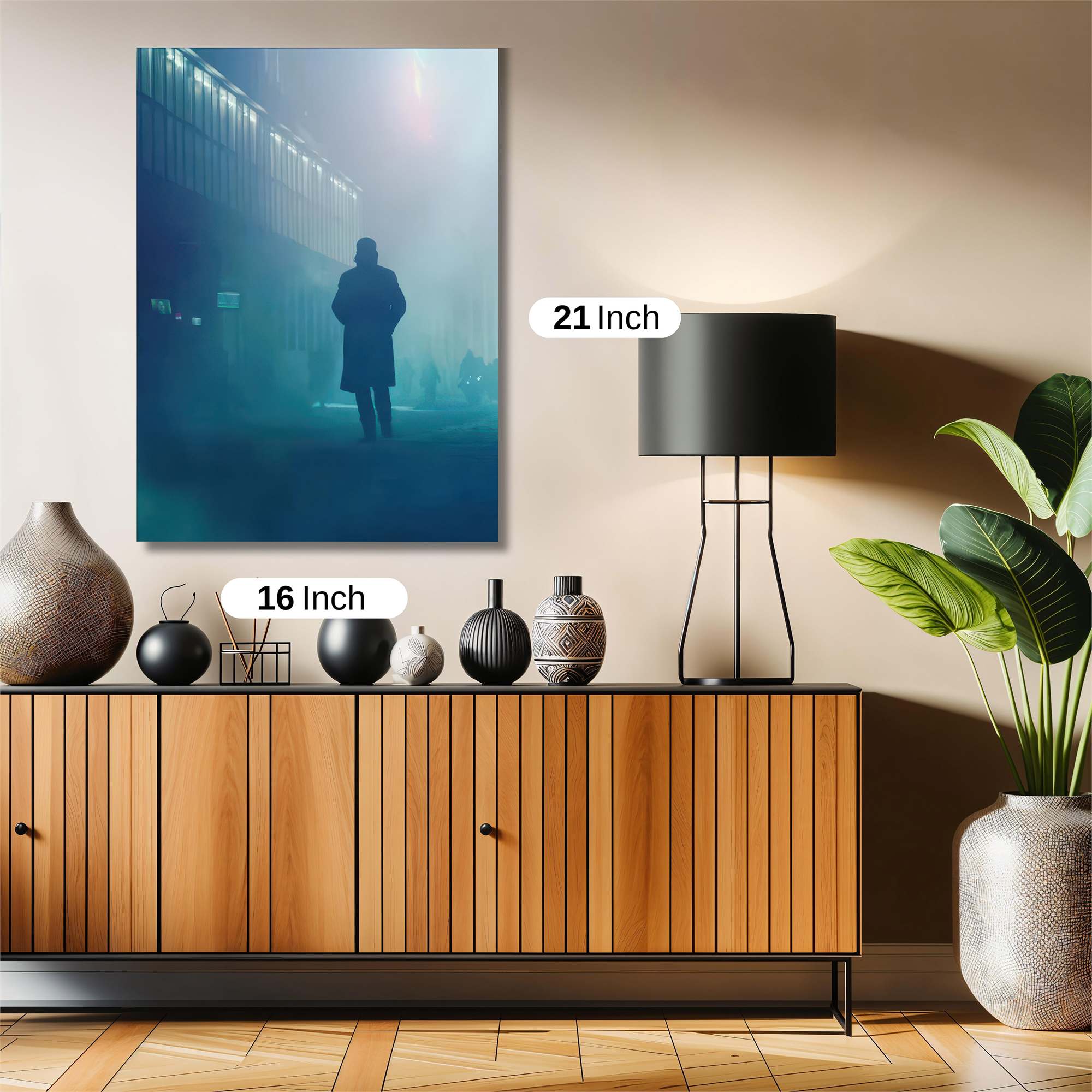 Neon Reflection Safe Wall Magnetic / M