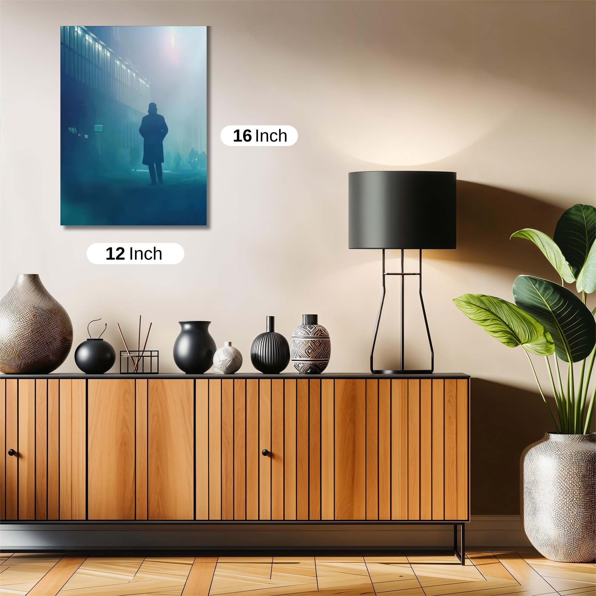 Neon Reflection Safe Wall Magnetic / M