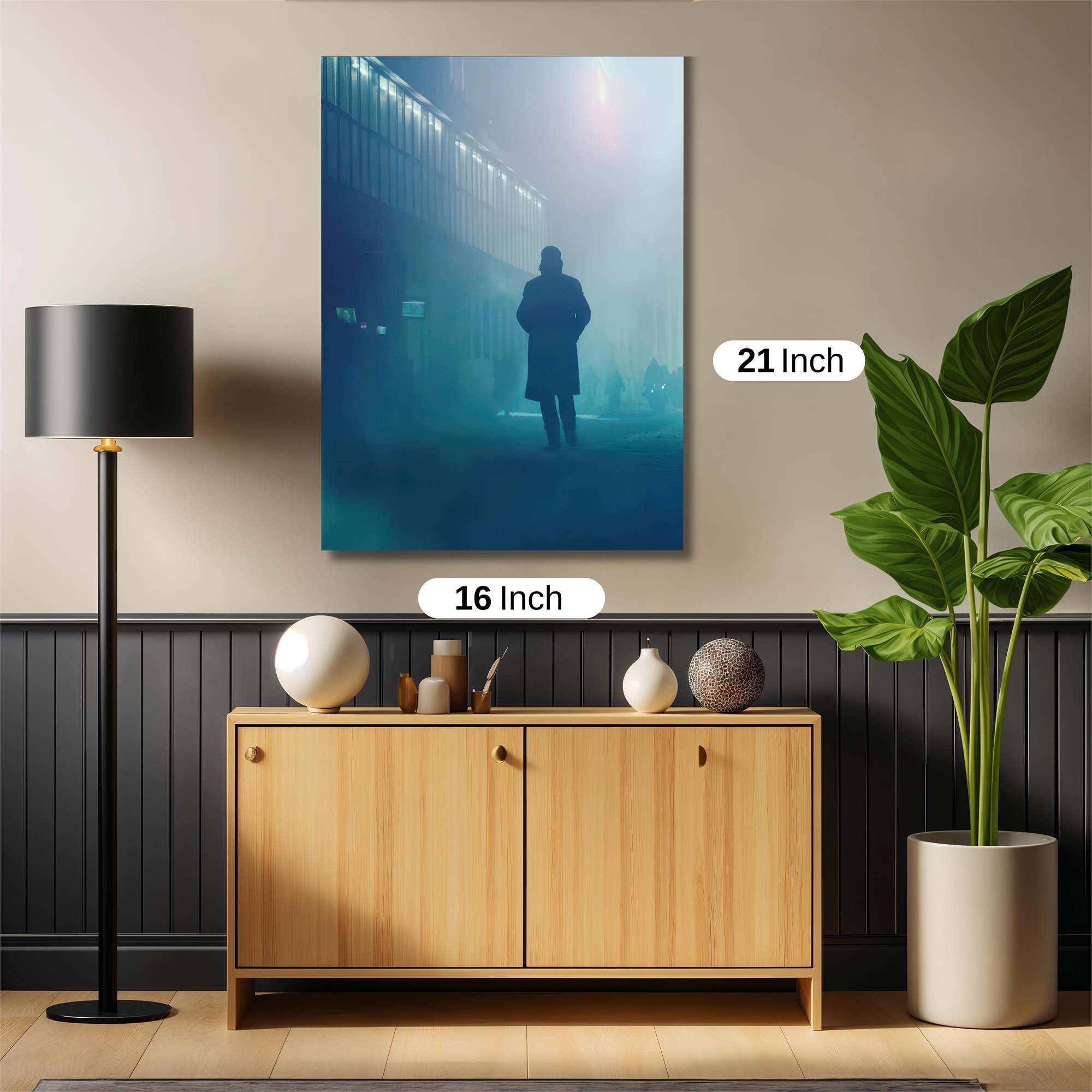 Neon Reflection Safe Wall Magnetic / M