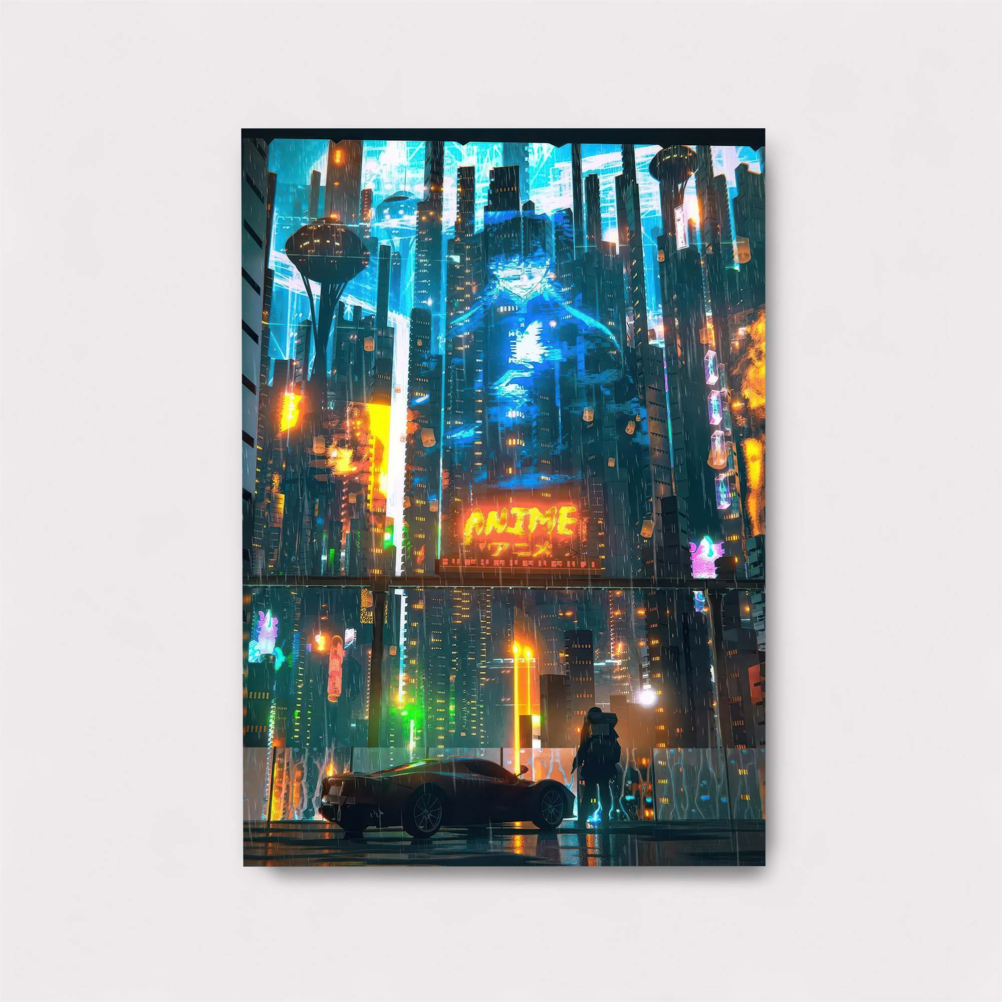 Neon Dreamscape Safe Wall Magnetic / M