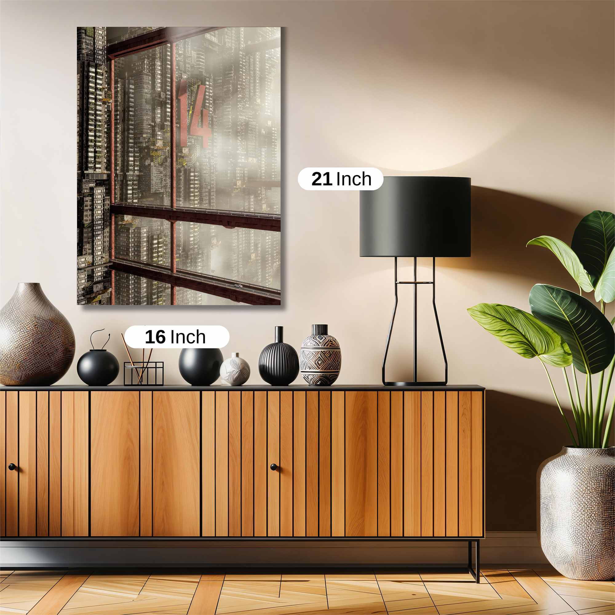 Vertical Metropolis Safe Wall Magnetic / M
