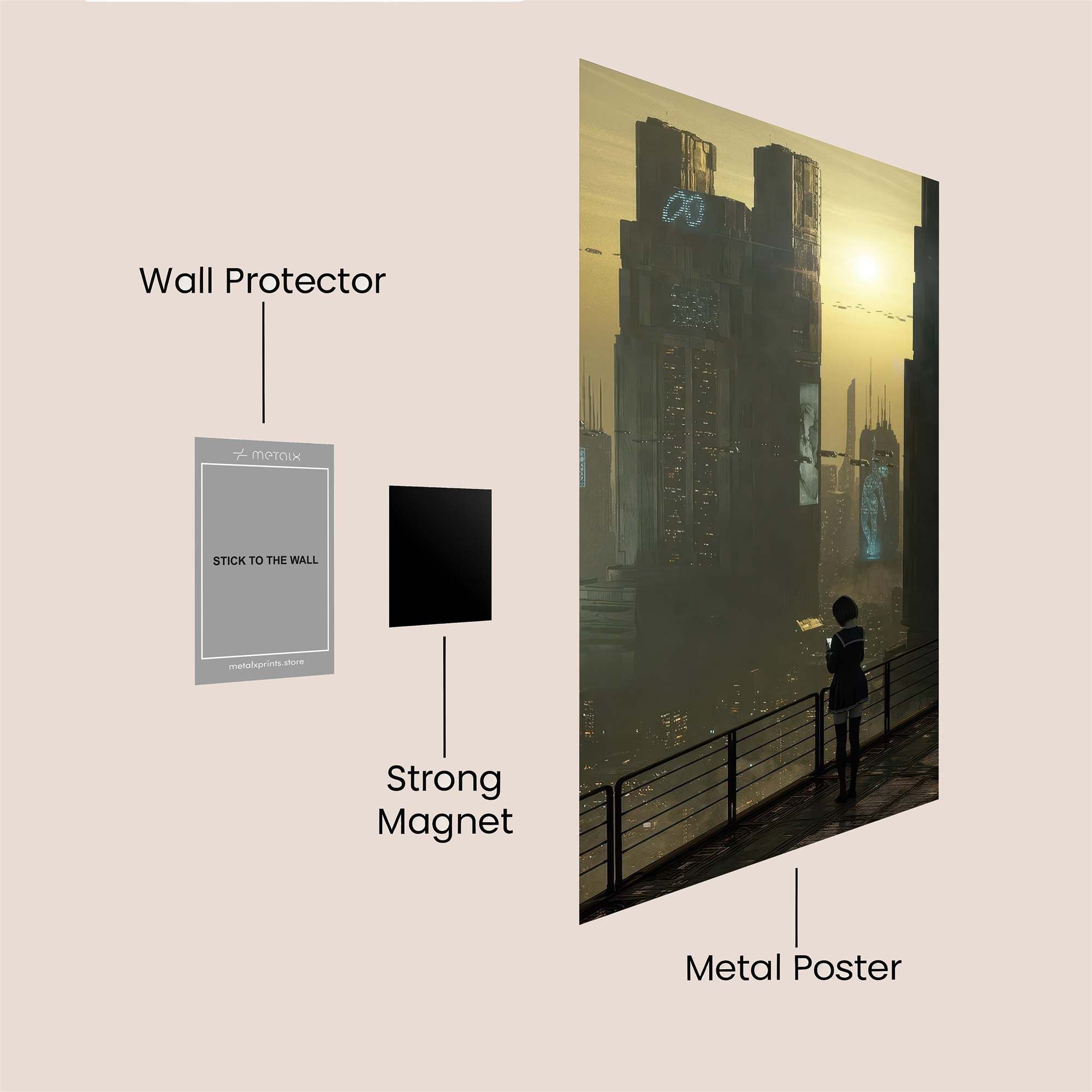 City Reverie Safe Wall Magnetic / M