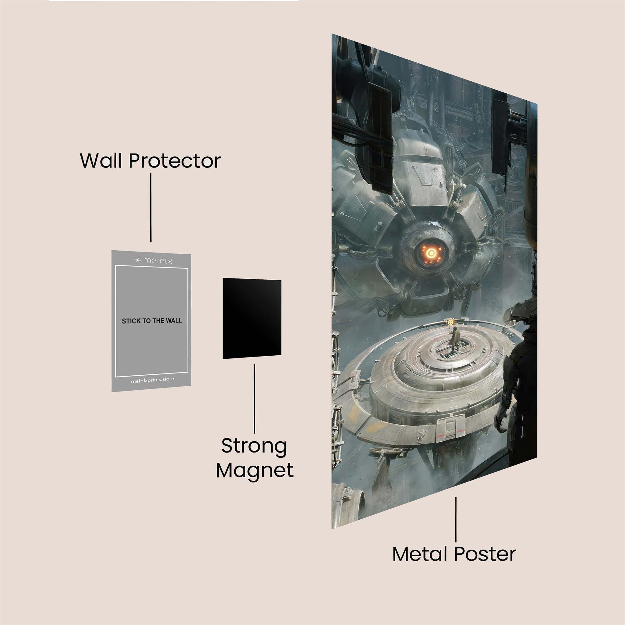 Mech Encounter Safe Wall Magnetic / M