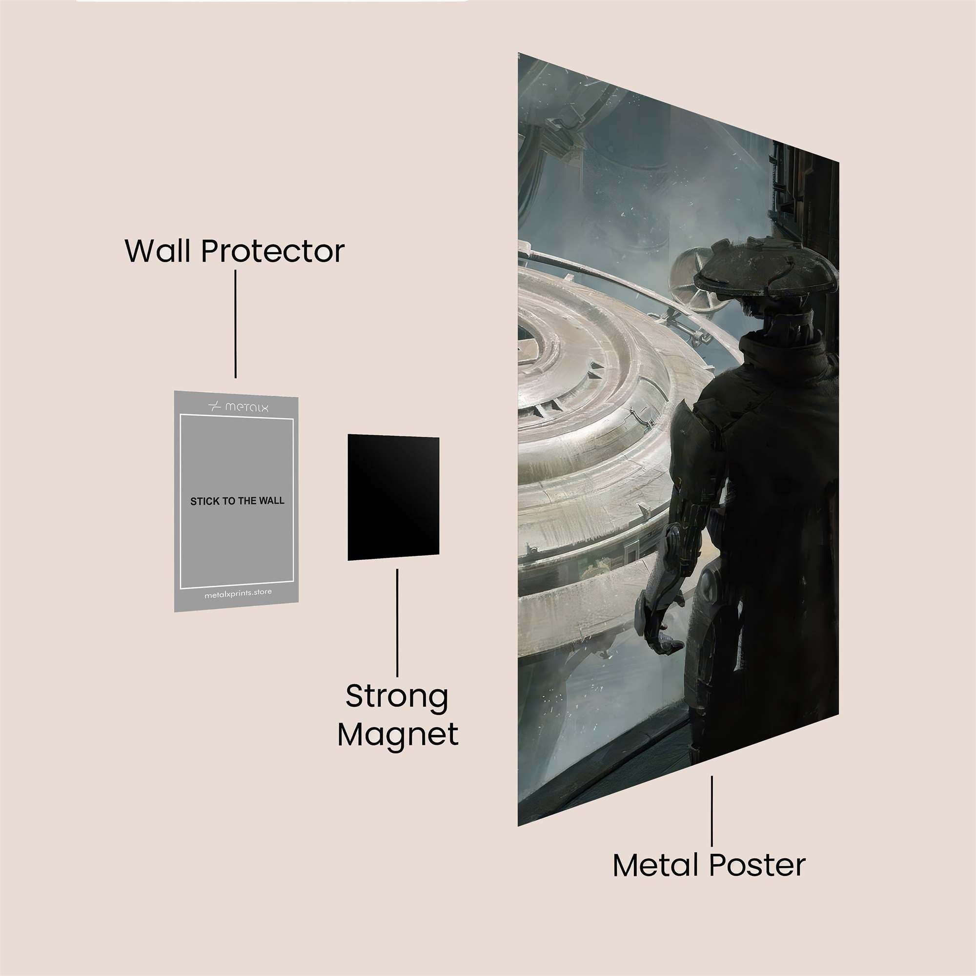 Future Skyline Safe Wall Magnetic / M