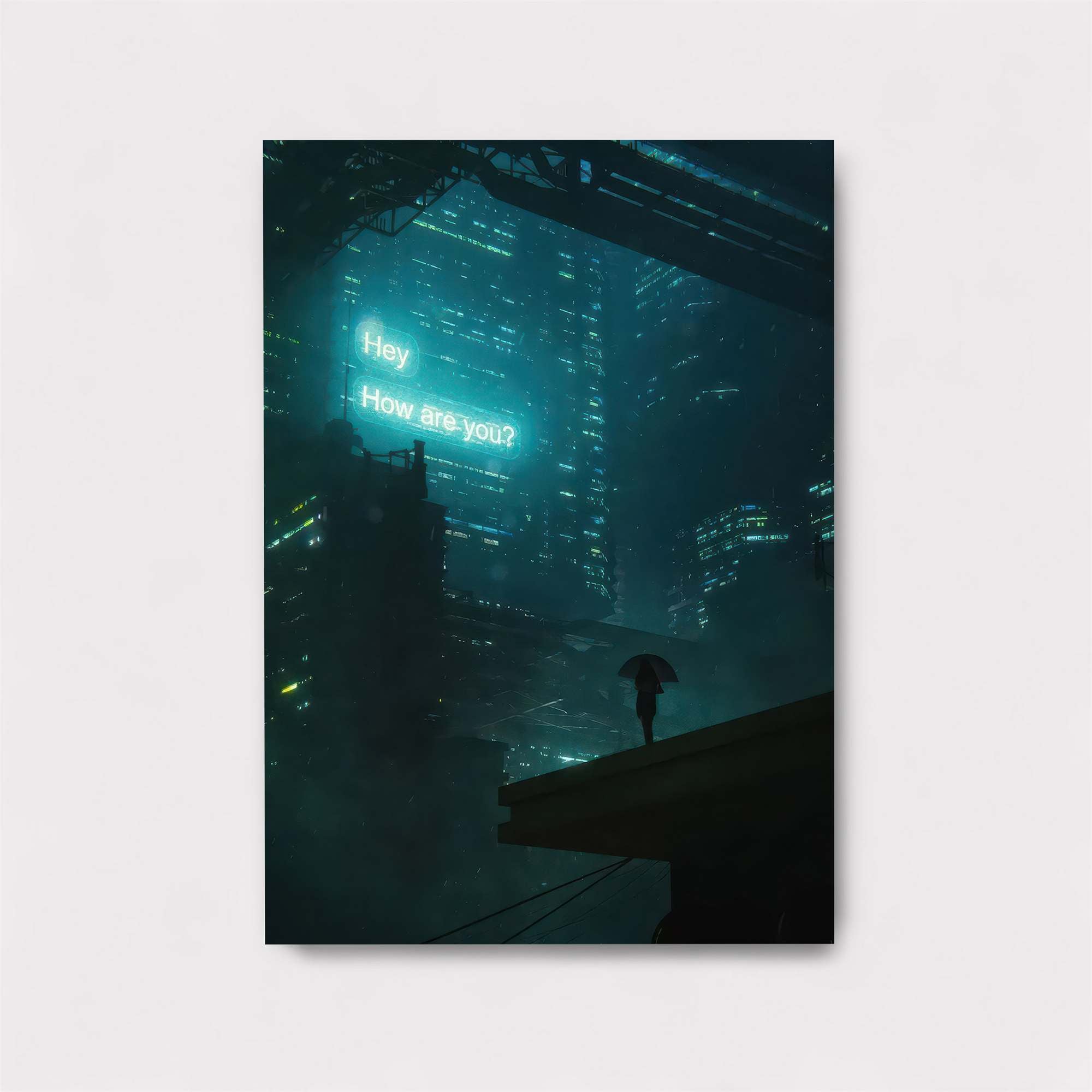 Neon Solitude Safe Wall Magnetic / M