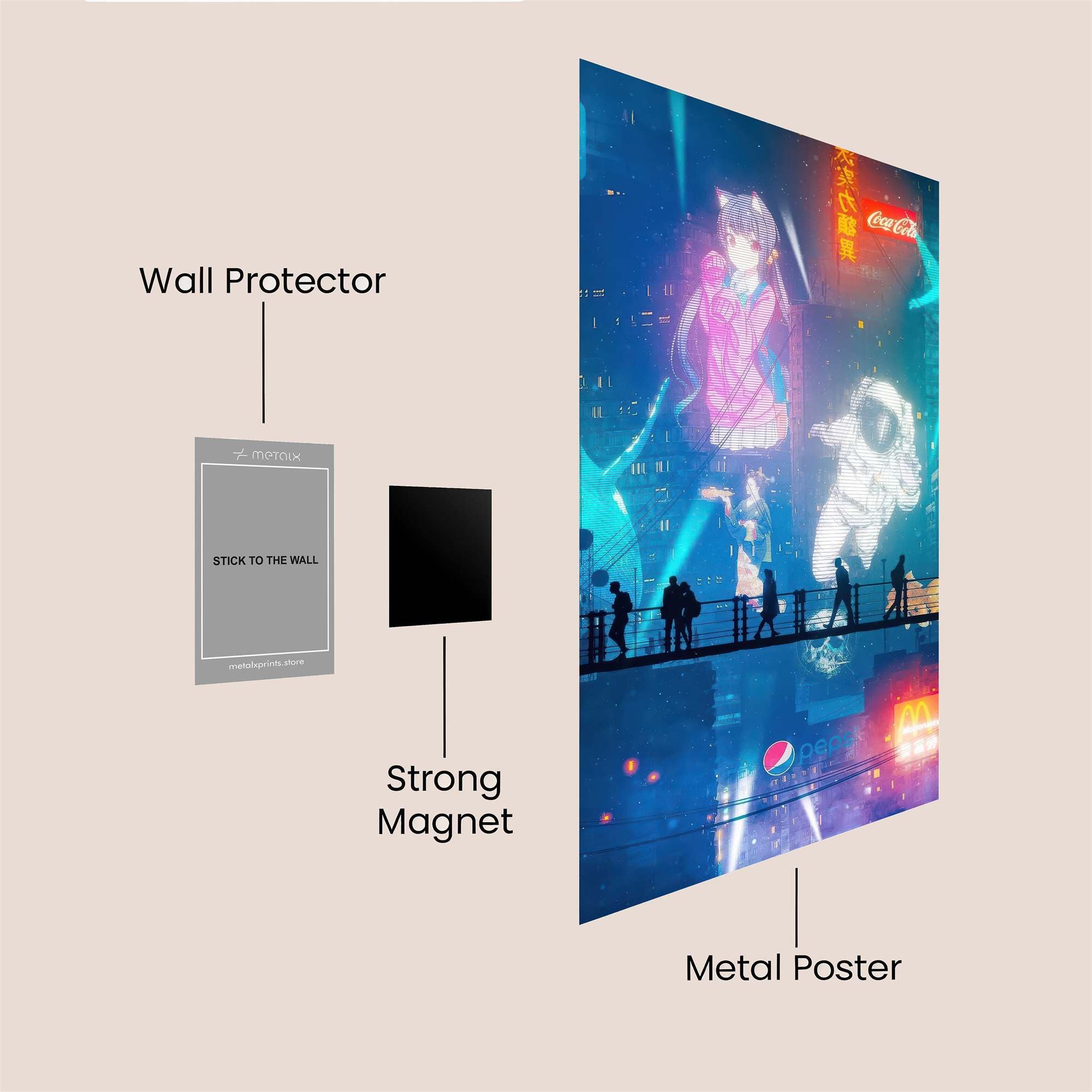Neon Odyssey Safe Wall Magnetic / M