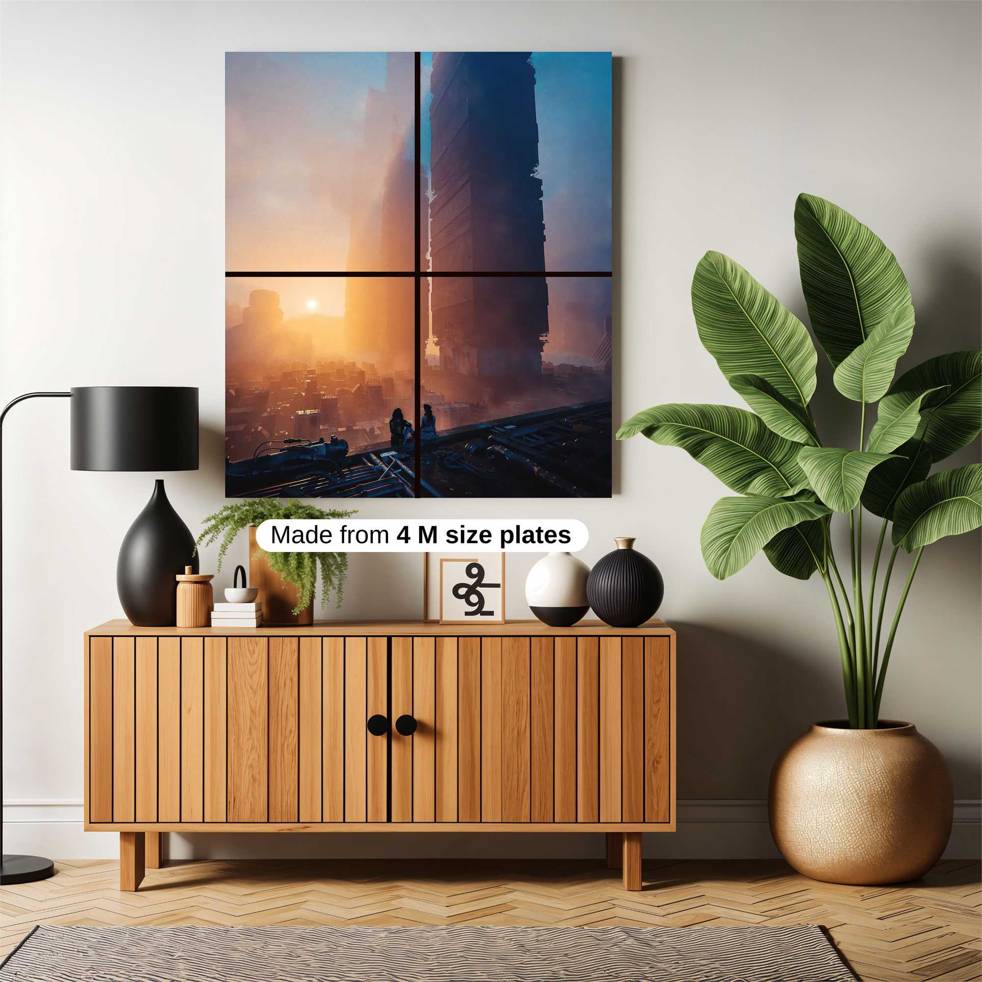 Sunset Sentinels Safe Wall Magnetic / M