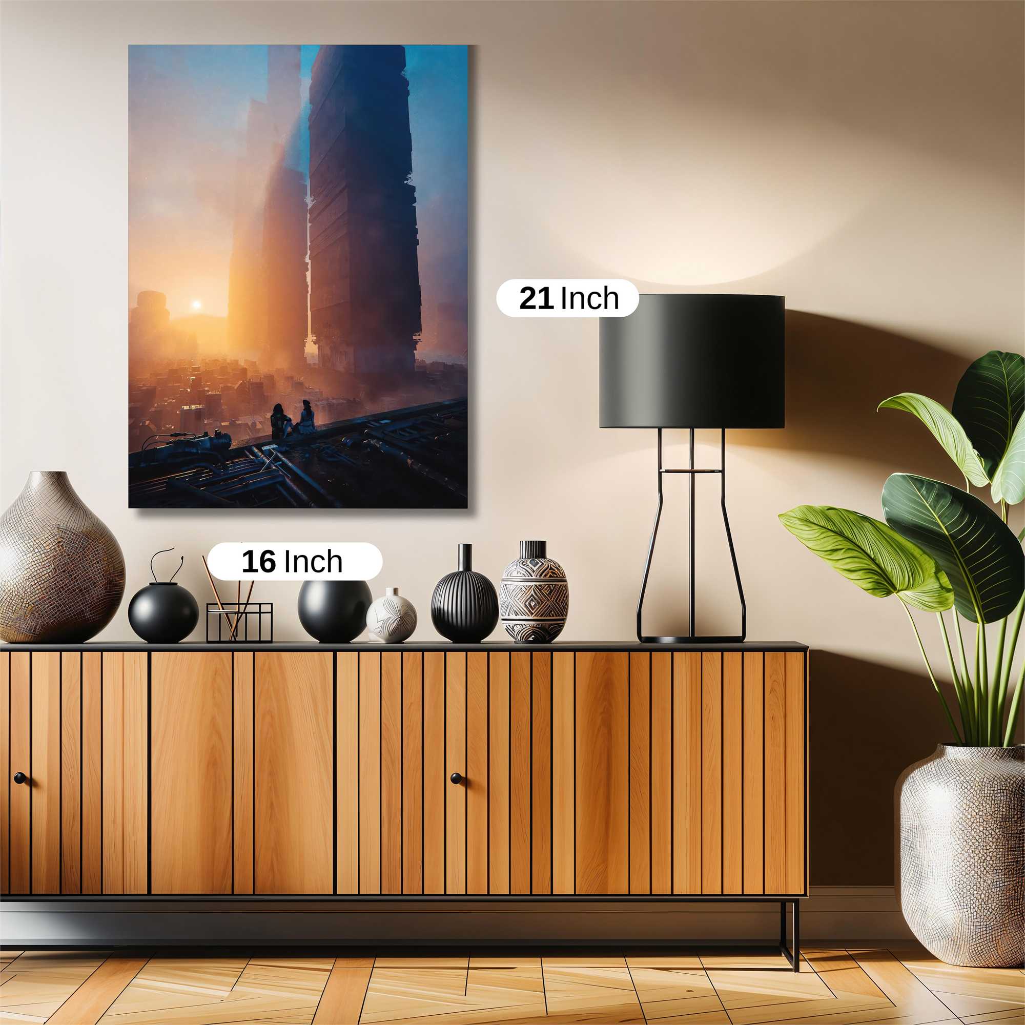 Sunset Sentinels Safe Wall Magnetic / M