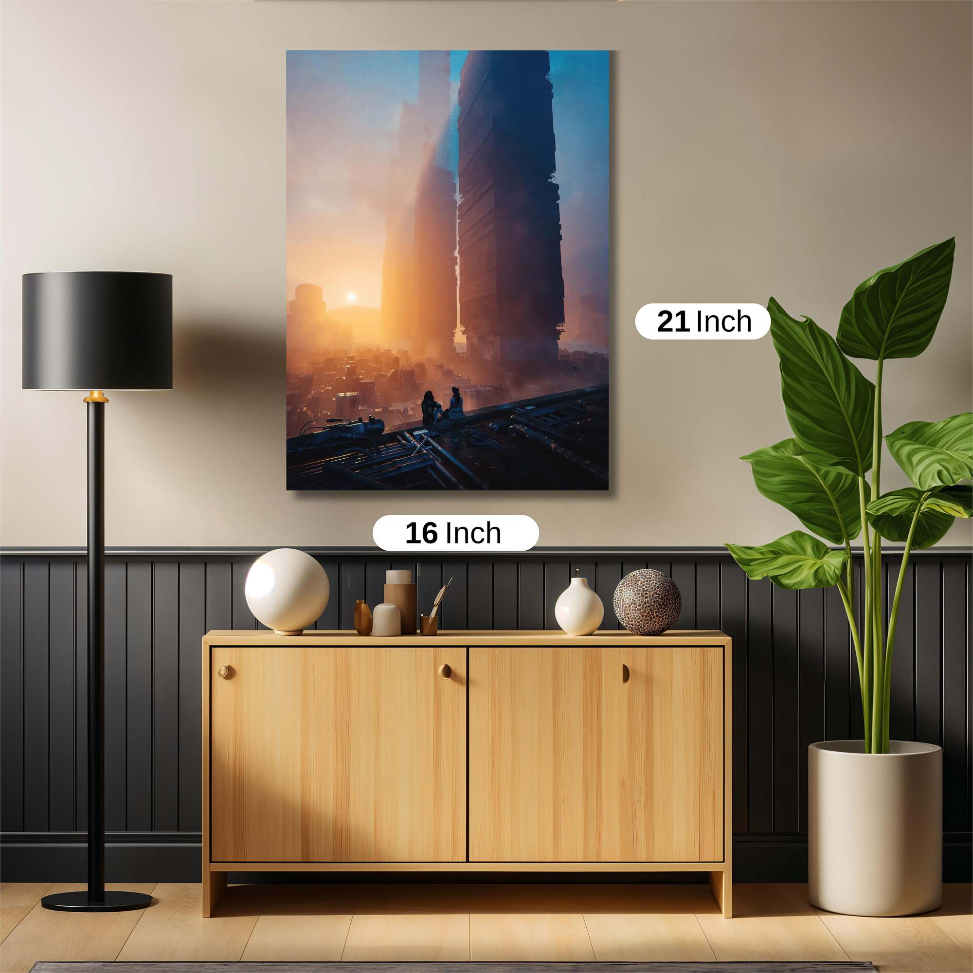 Sunset Sentinels Safe Wall Magnetic / M