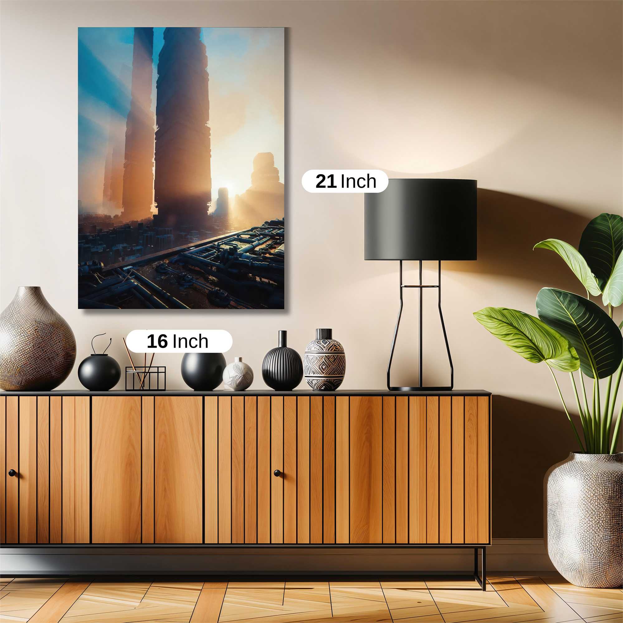 Sunset Monoliths Safe Wall Magnetic / M
