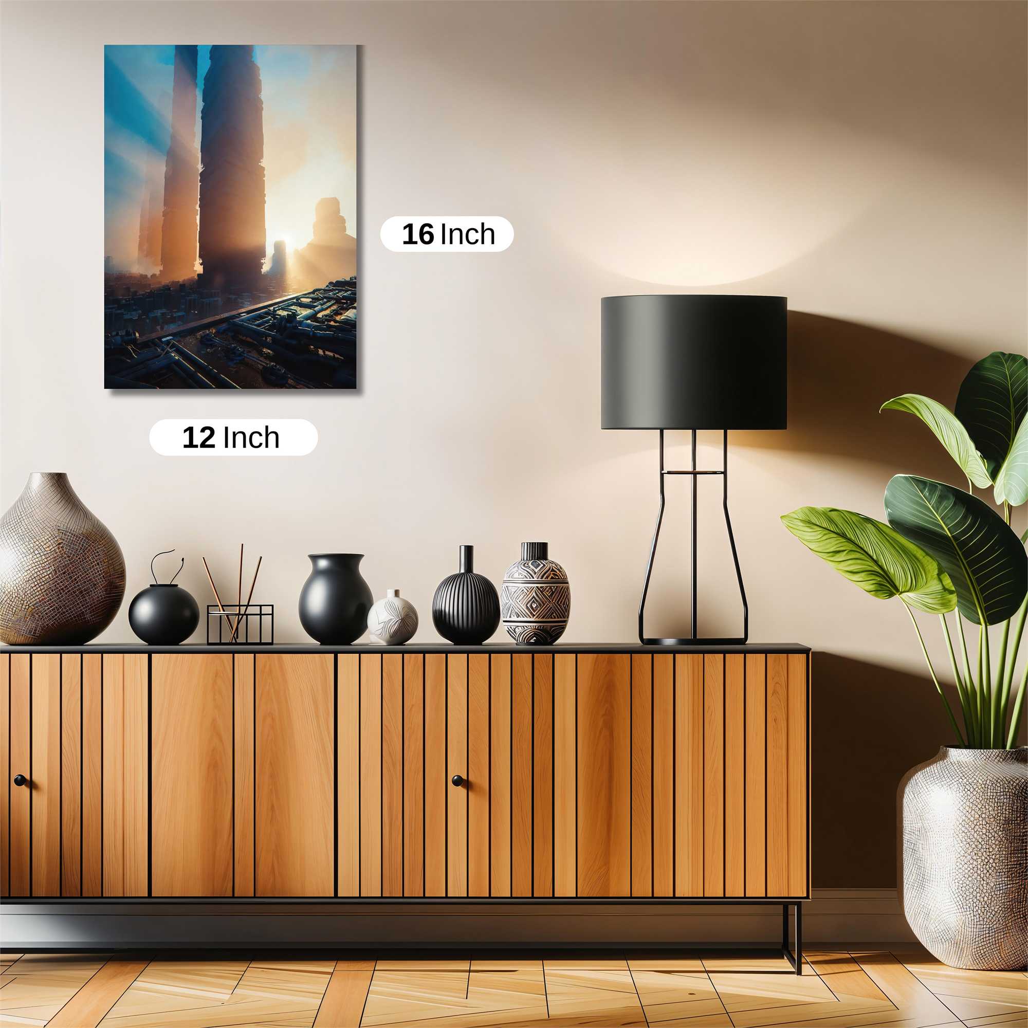 Sunset Monoliths Safe Wall Magnetic / M