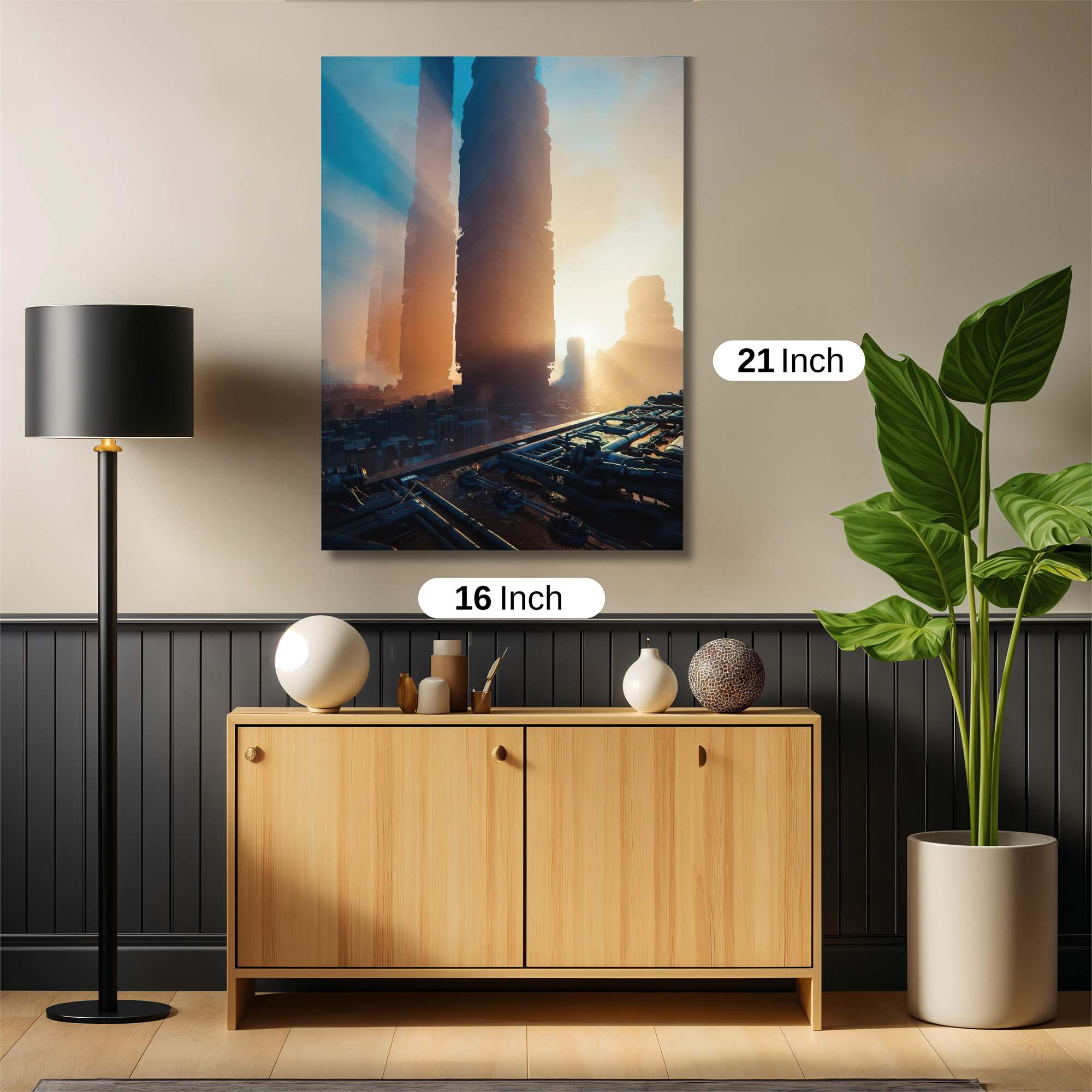 Sunset Monoliths Safe Wall Magnetic / M