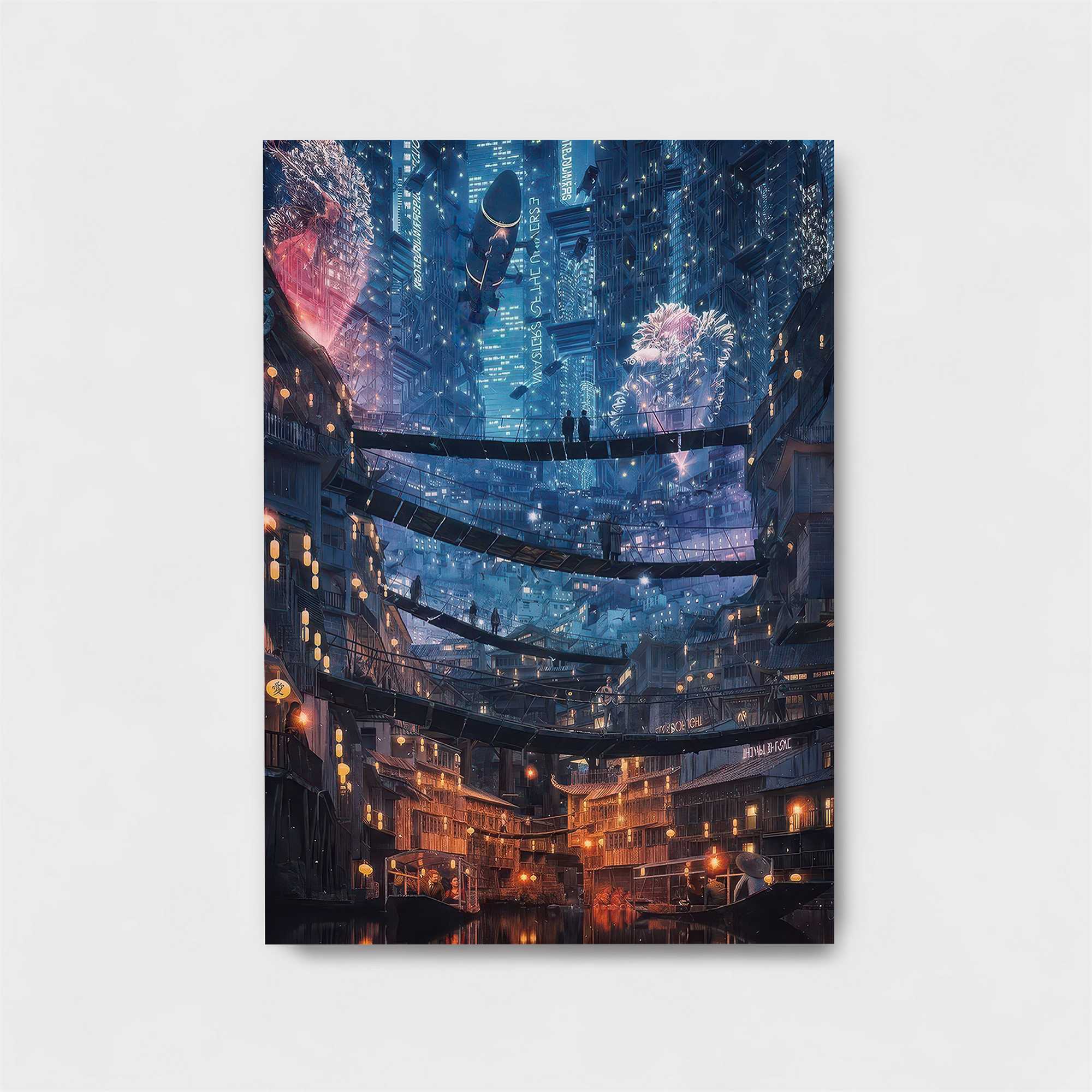 Futuristic Serenity Safe Wall Magnetic / M