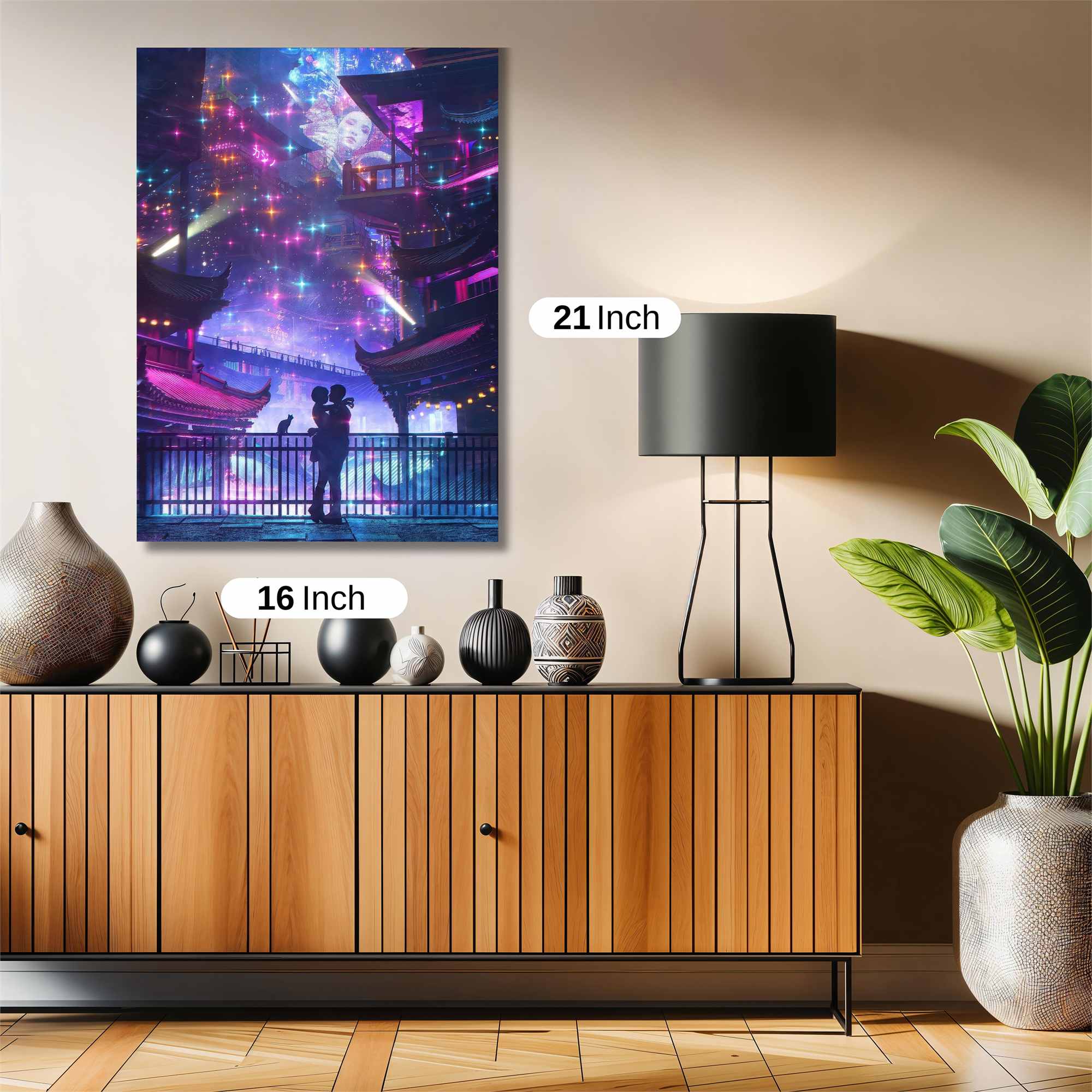 Neon Embrace Safe Wall Magnetic / M