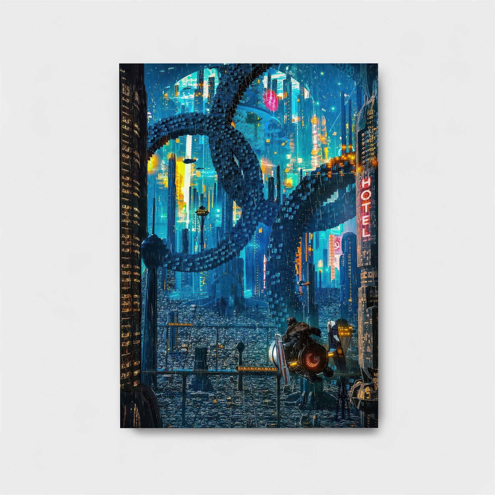 Futuristic Odyssey Safe Wall Magnetic / M