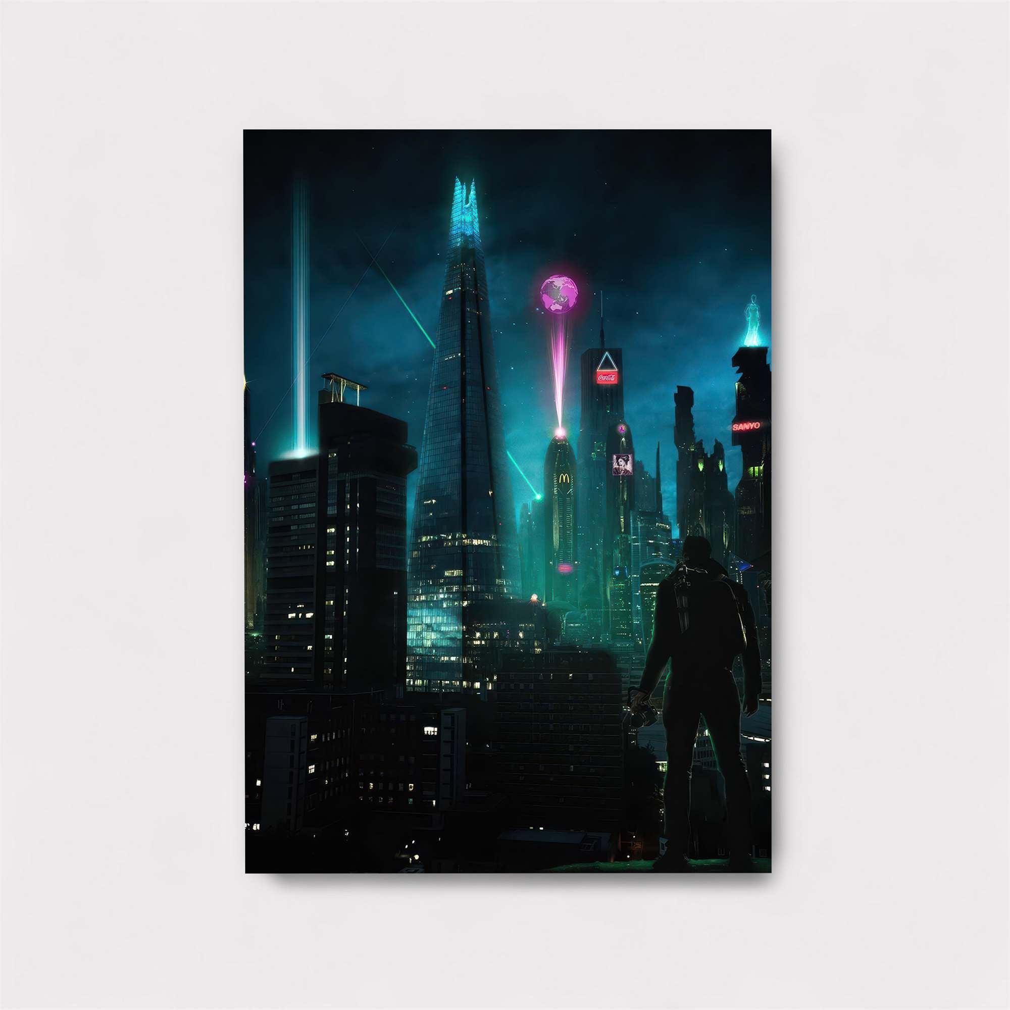 Futuristic Awestruck Safe Wall Magnetic / M