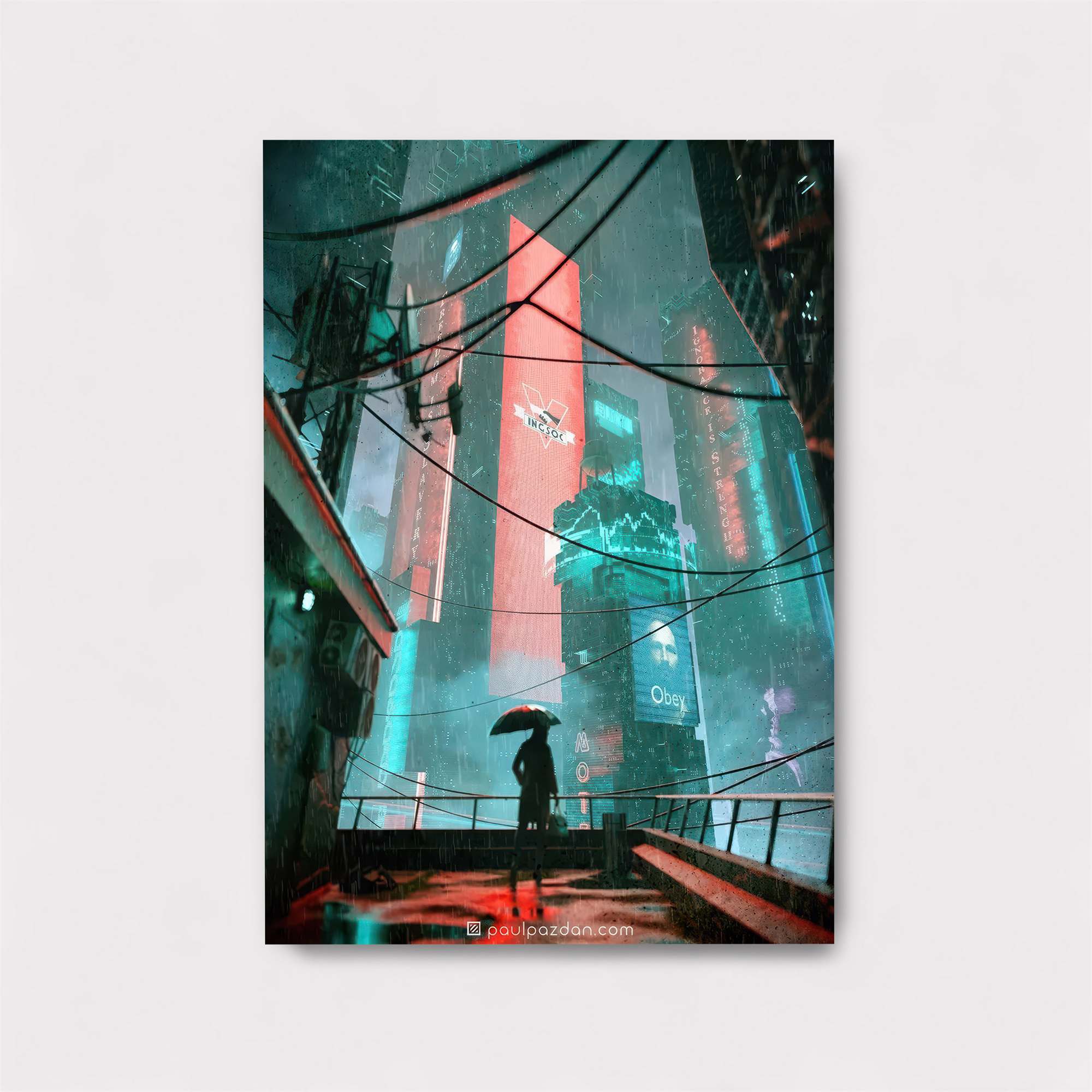 Neon Solitude Safe Wall Magnetic / M