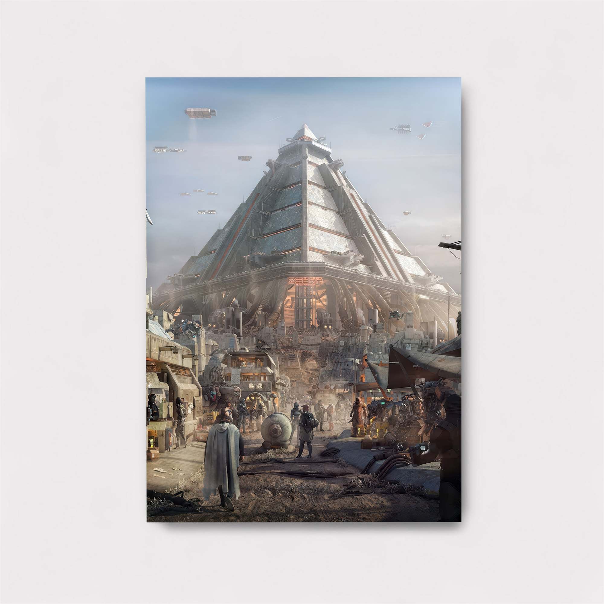 Pyramid Futurism Safe Wall Magnetic / M