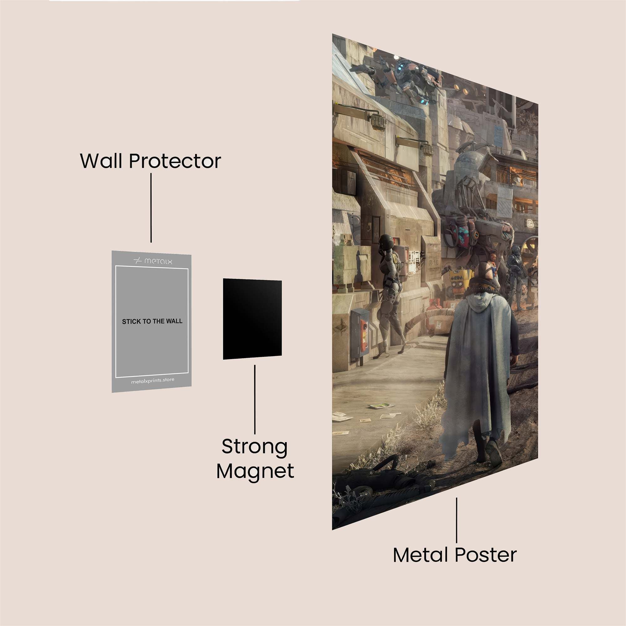 Urban Odyssey Safe Wall Magnetic / M
