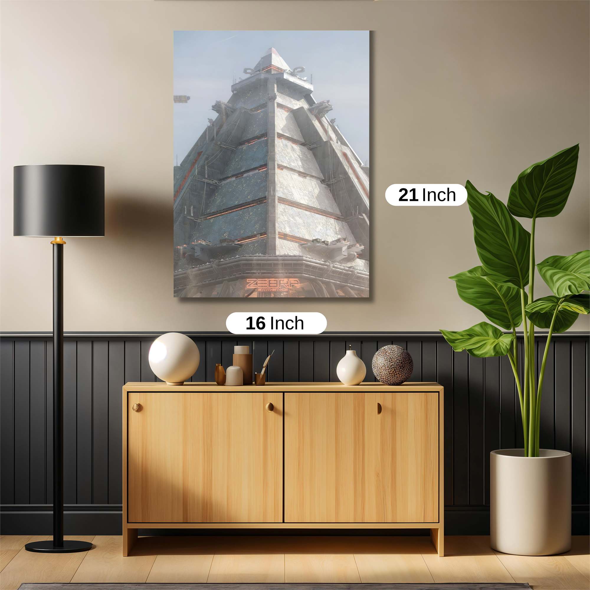 Futuristic Ascension Safe Wall Magnetic / M