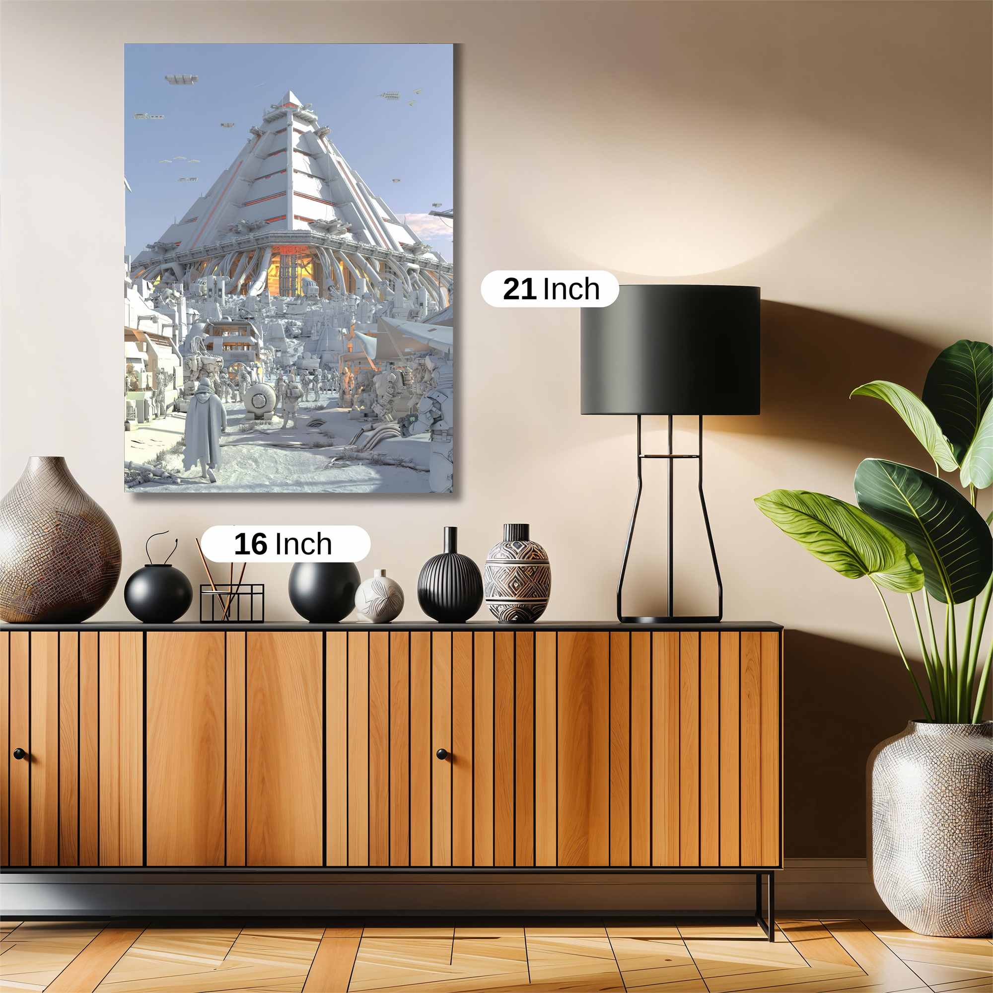 Futuristic Ascension Safe Wall Magnetic / M