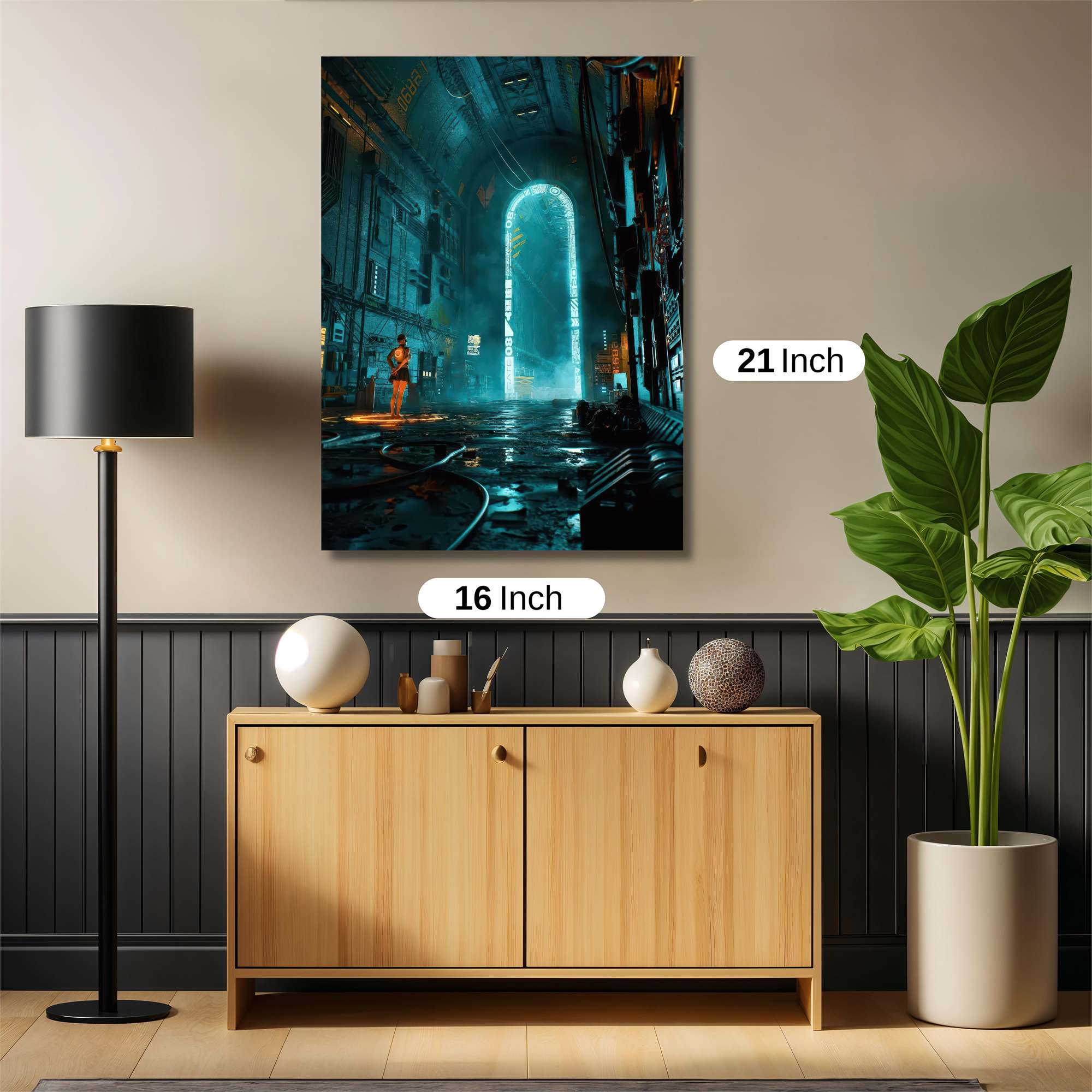 Futuristic Enigma Safe Wall Magnetic / M