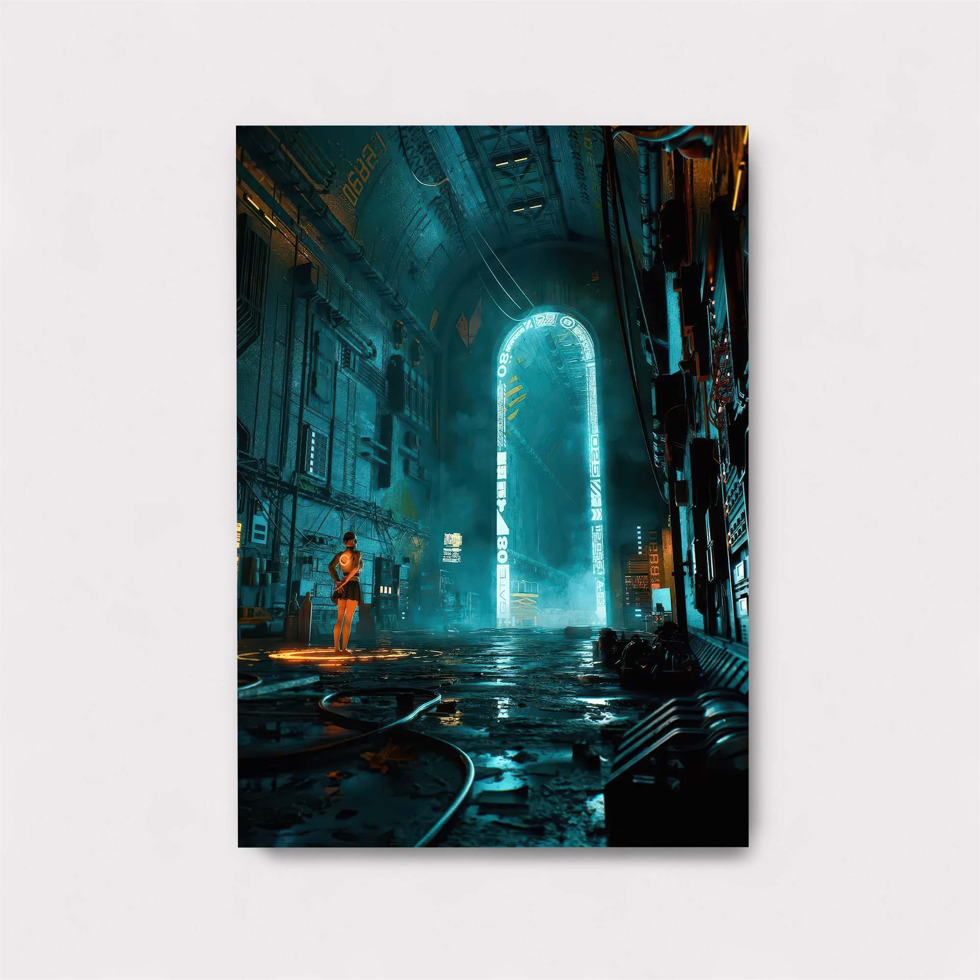 Futuristic Enigma Safe Wall Magnetic / M